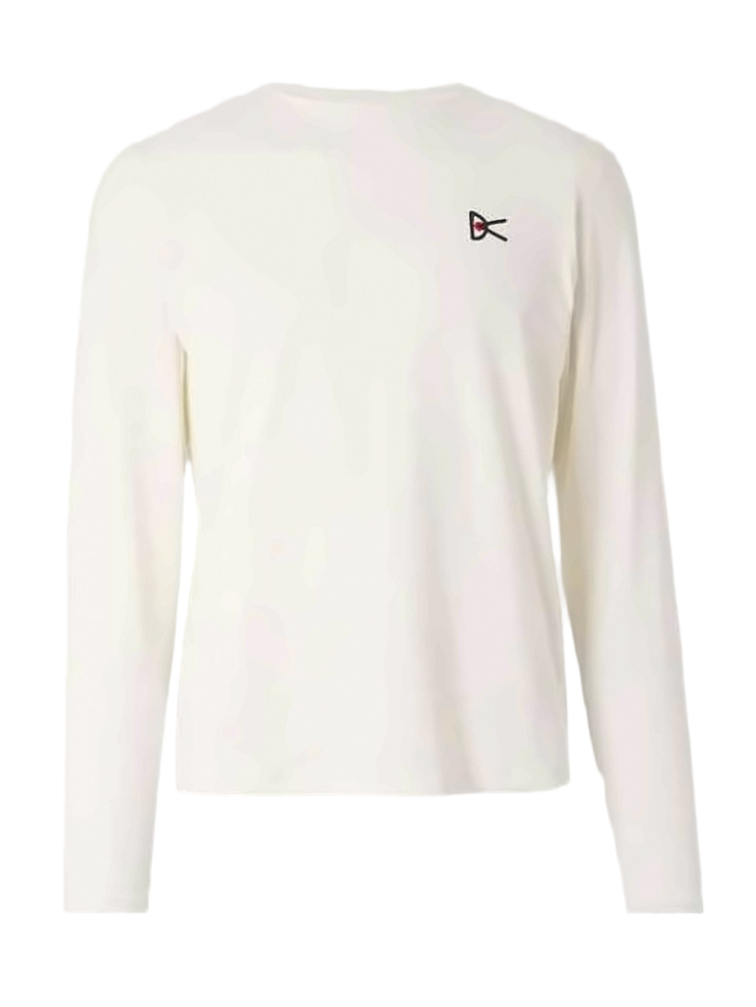 Minimalist Long-Sleeve T-Shirt with Subtle Logo Detail