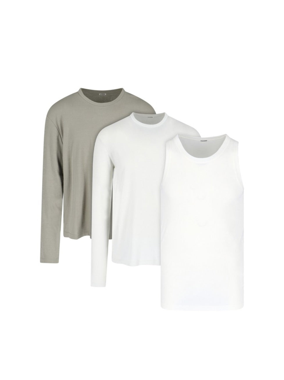 T-Shirt And Tank Set – Green/White