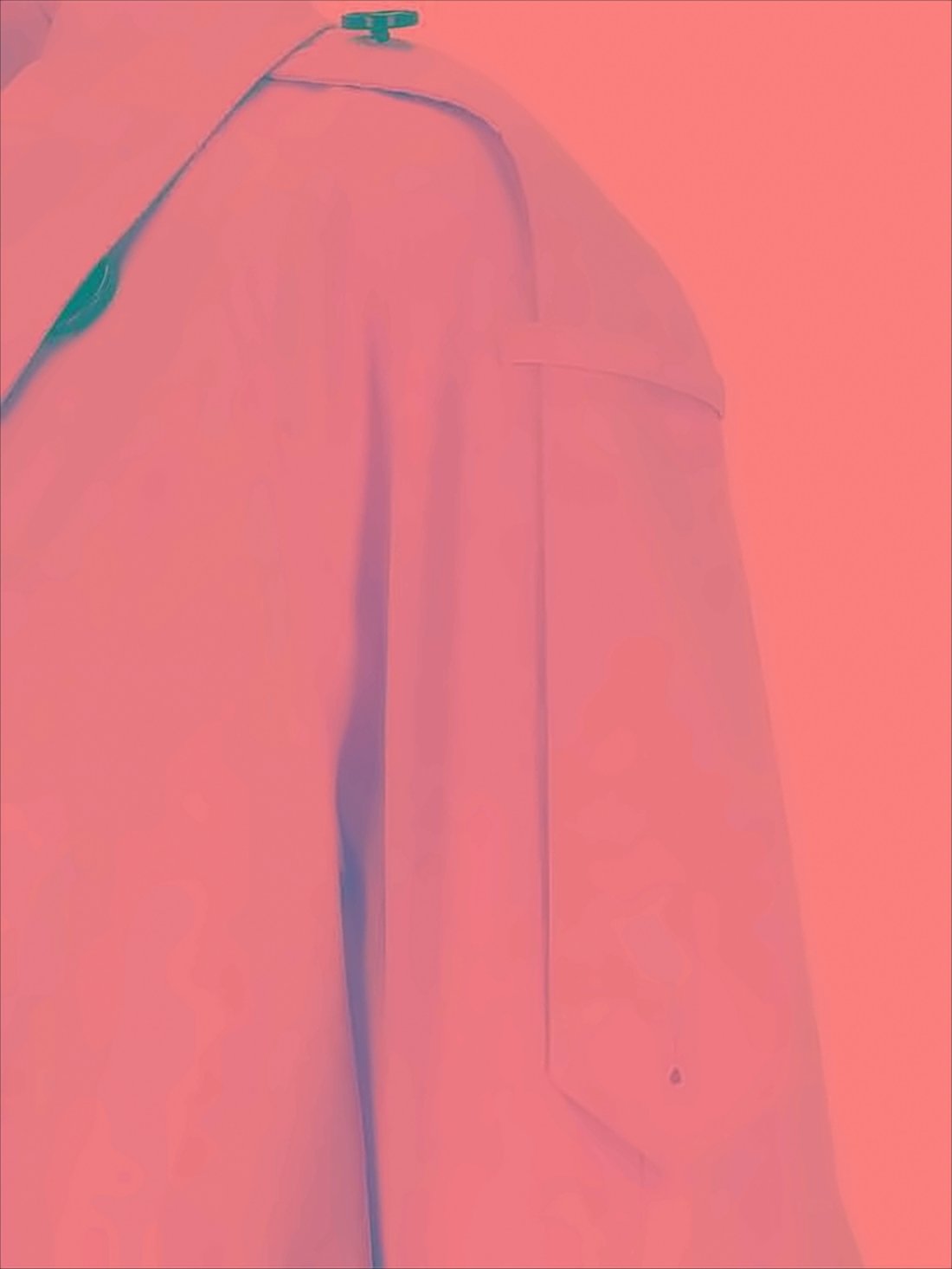Double-Breasted Cotton Trench Coat with Belted Waist