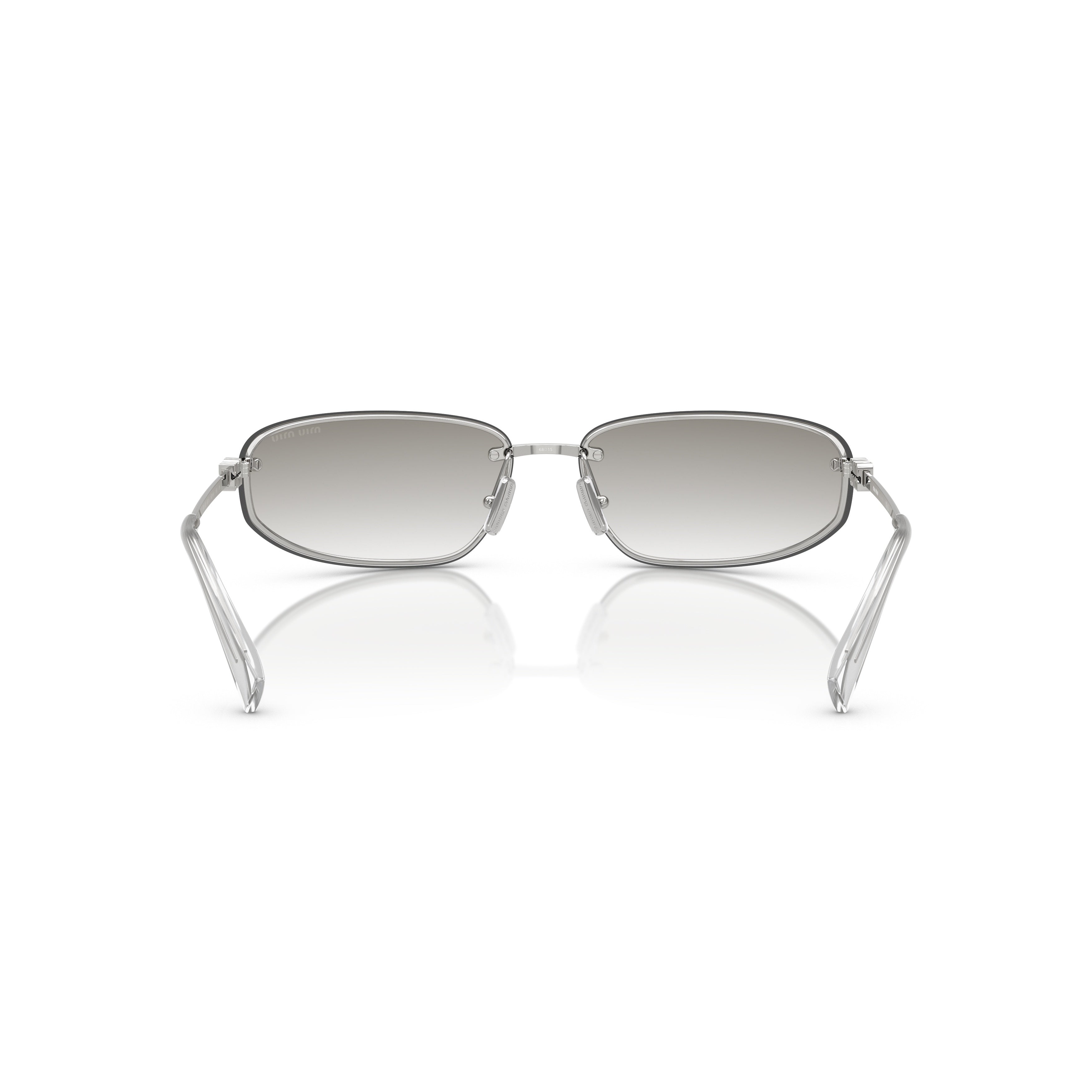 Minimalist Metal Frame Sunglasses With Gradient Lenses