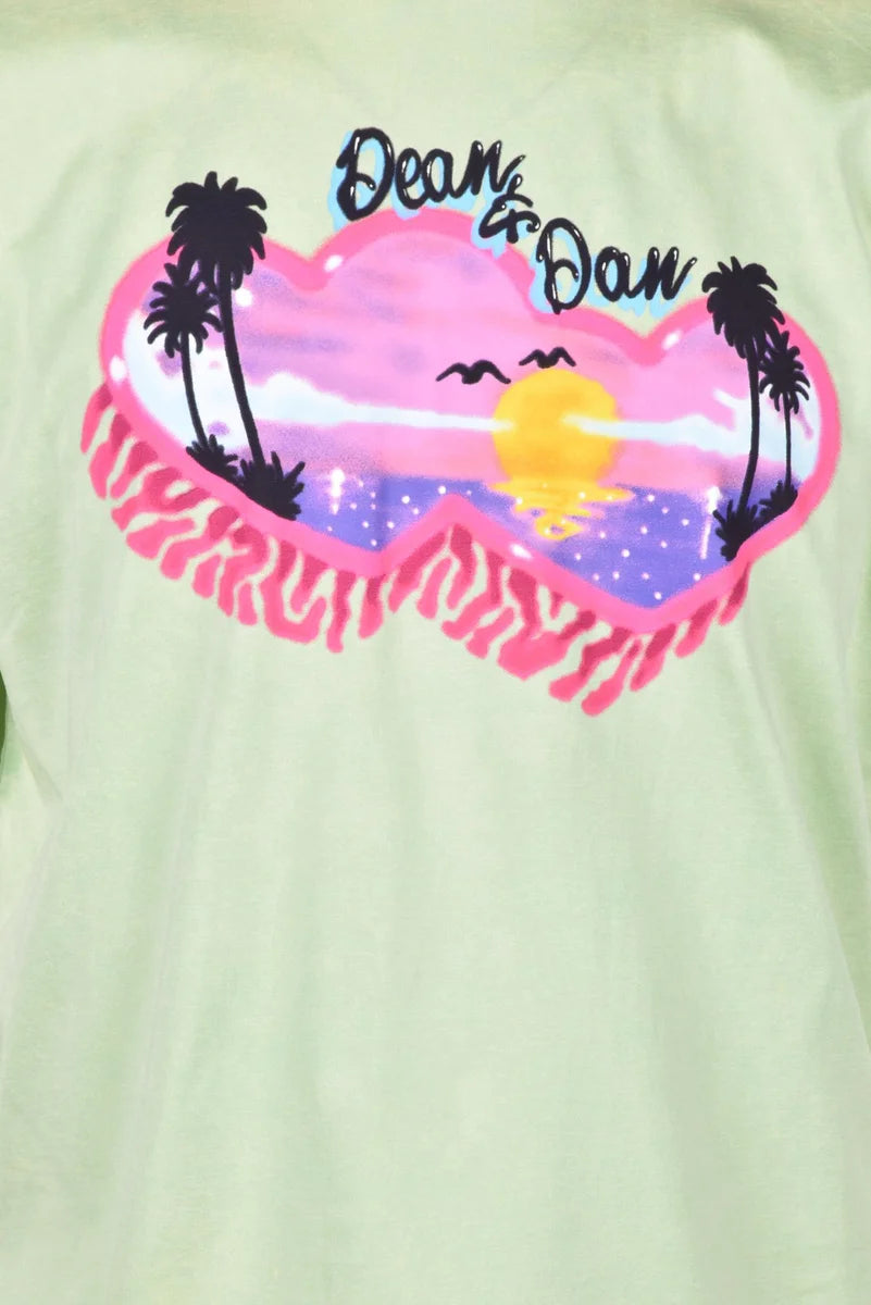 Cotton T-shirt - Pistachio