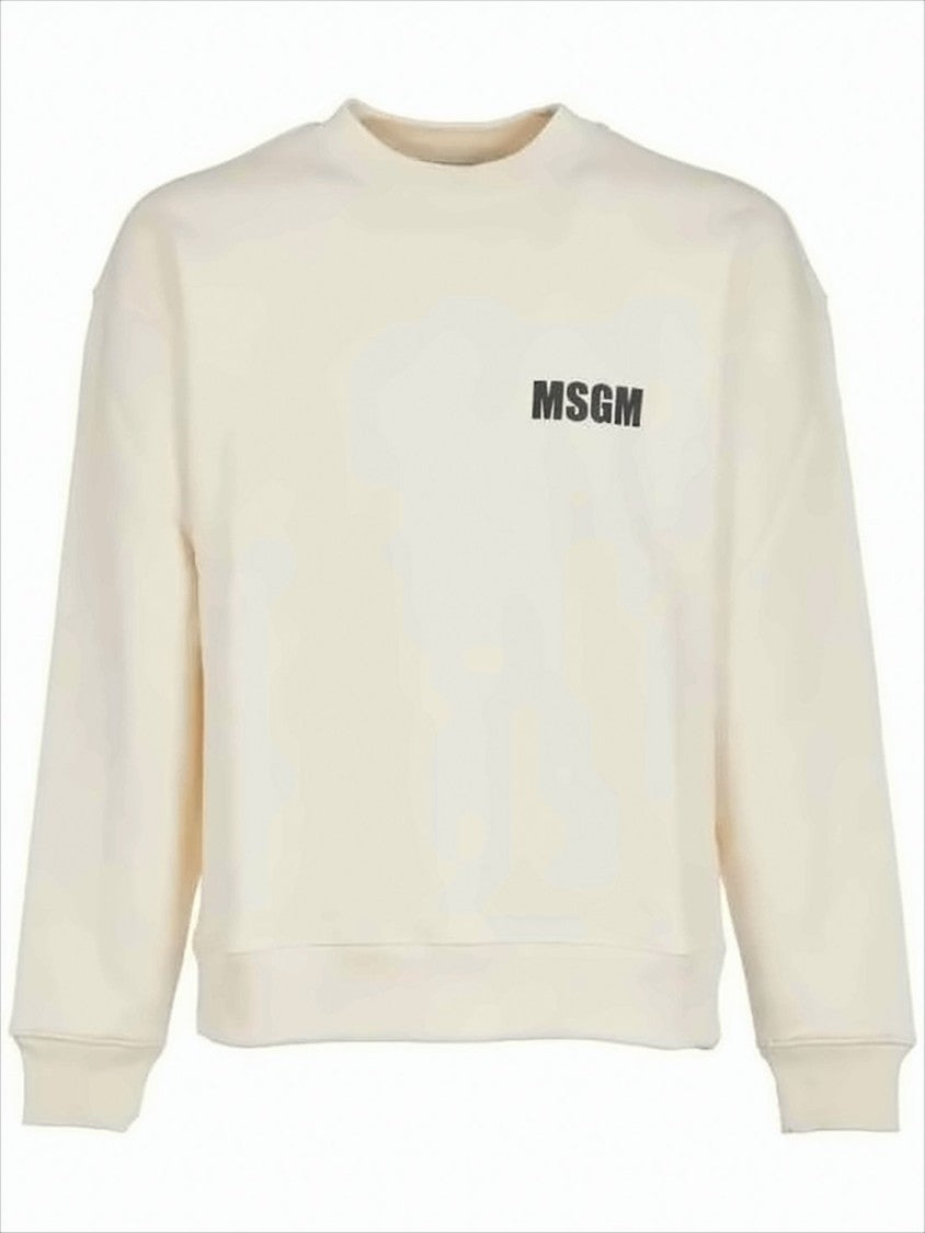 Long-Sleeve Crew Neck T-Shirt With Bold Graphic And Subtle Logo