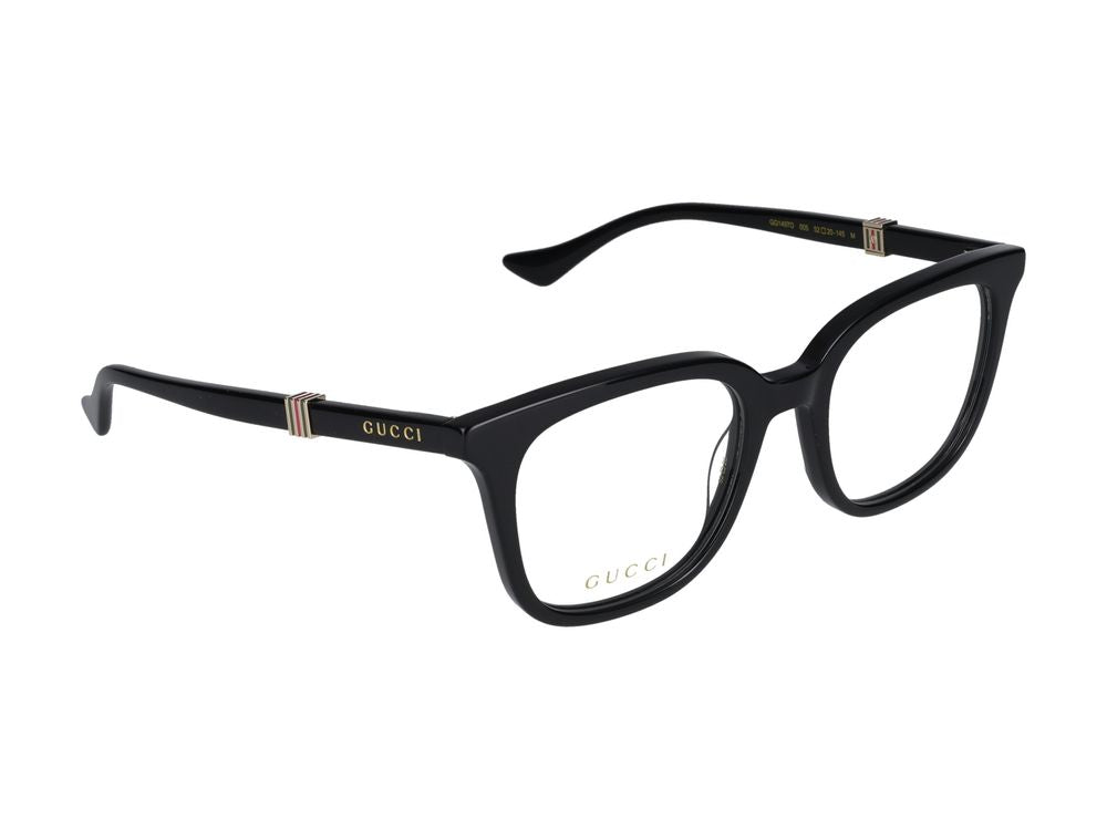 Eyeglasses GG1497O 005 black black transparent 52/20/145