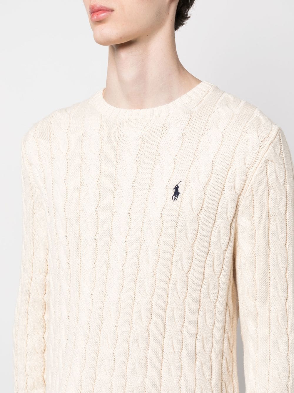 Cable Knit Cotton Sweater