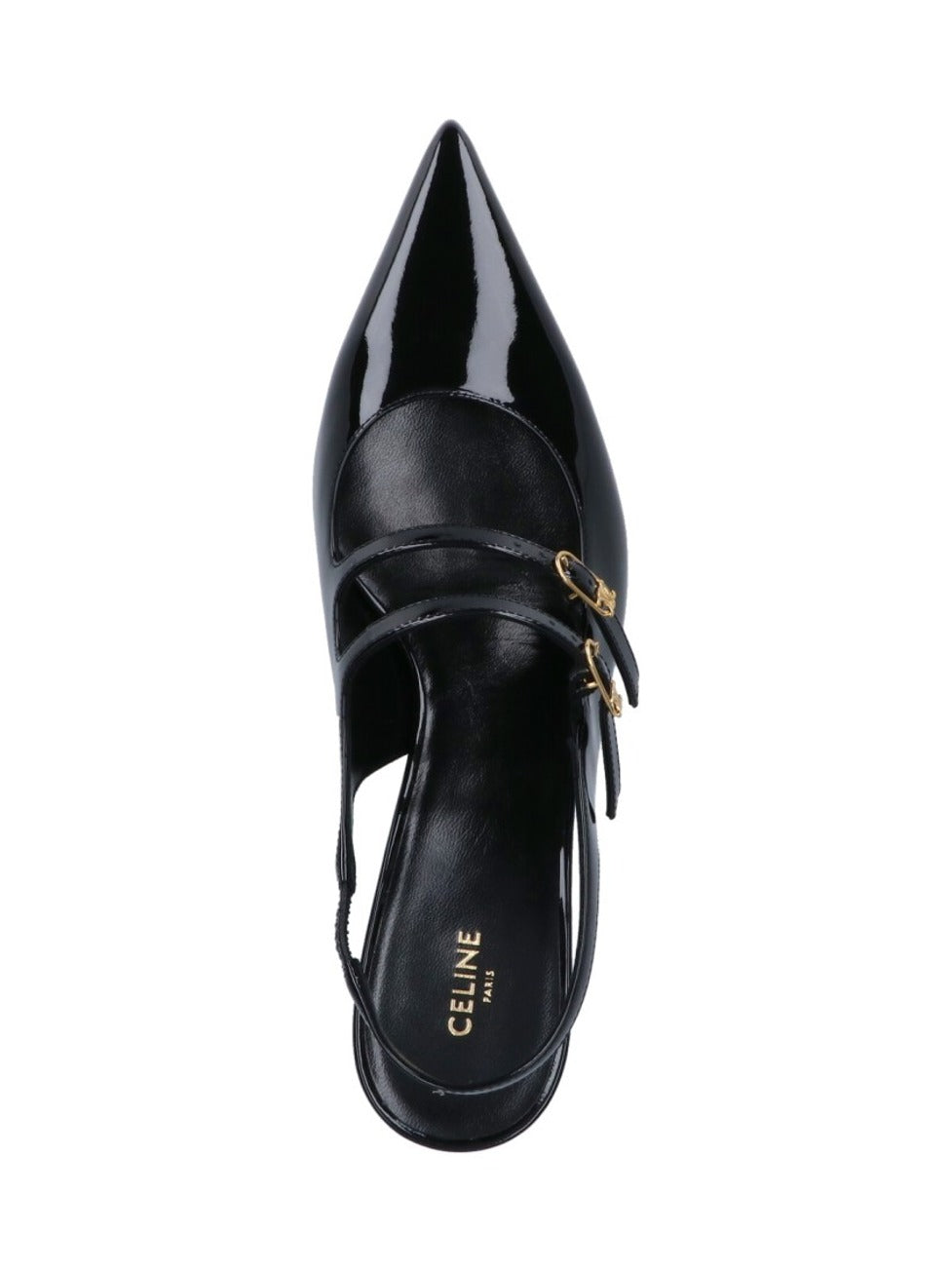 Pointed Toe Slingback Pumps With Dual Adjustable Straps