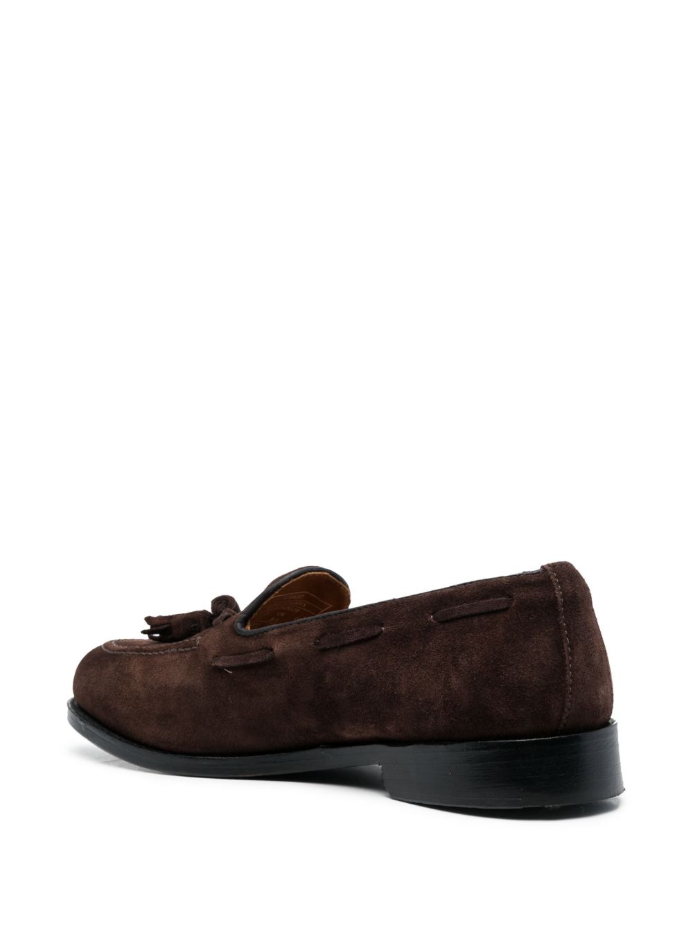 Classic Suede Loafers with Decorative Tassels
