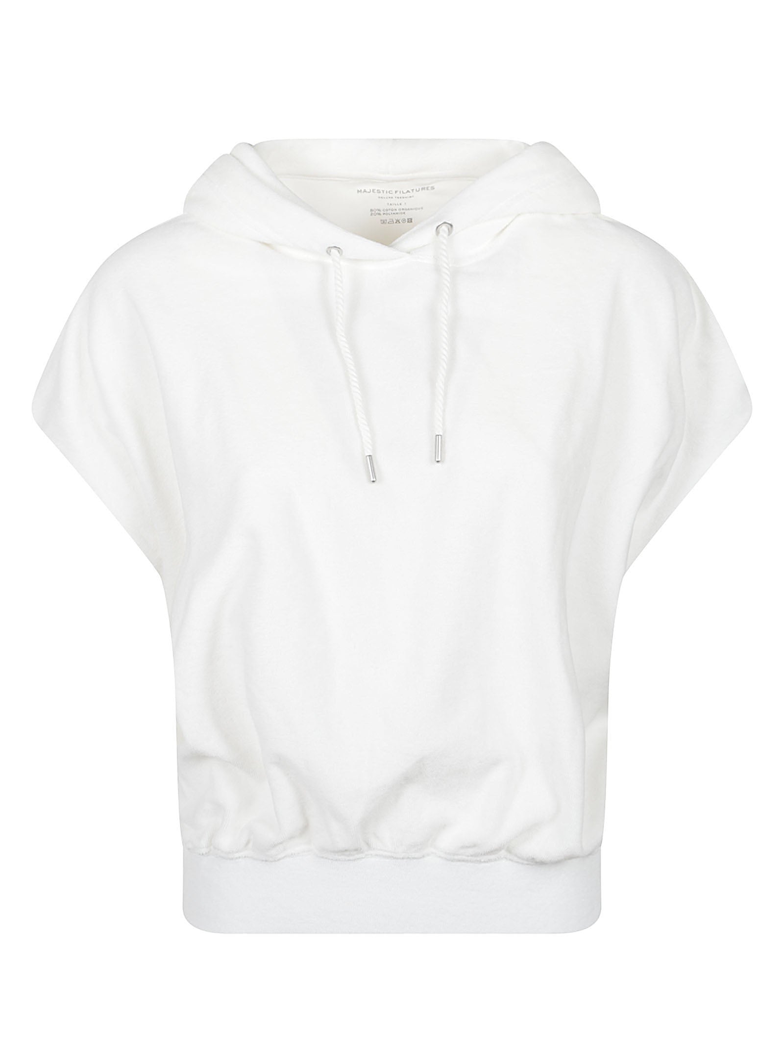 Cropped Hoodie with Relaxed Fit