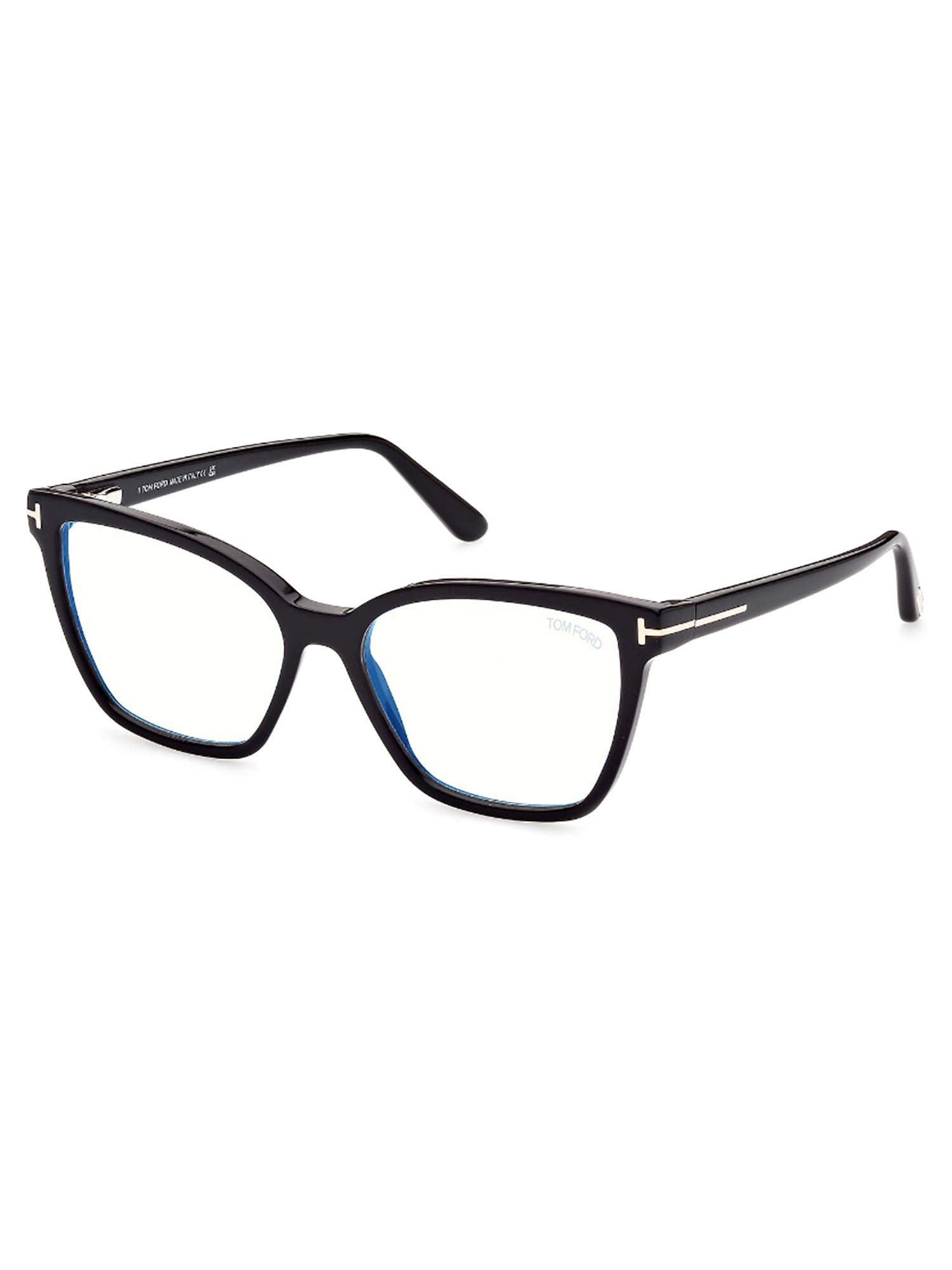 Rectangular Optical Frames With Glossy Black Acetate