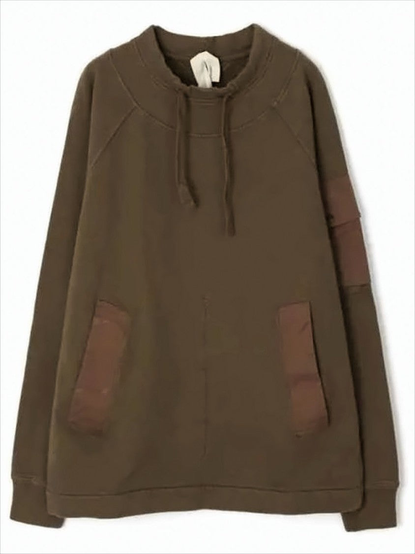 Relaxed Fit Long-Sleeve Sweatshirt With Drawstring