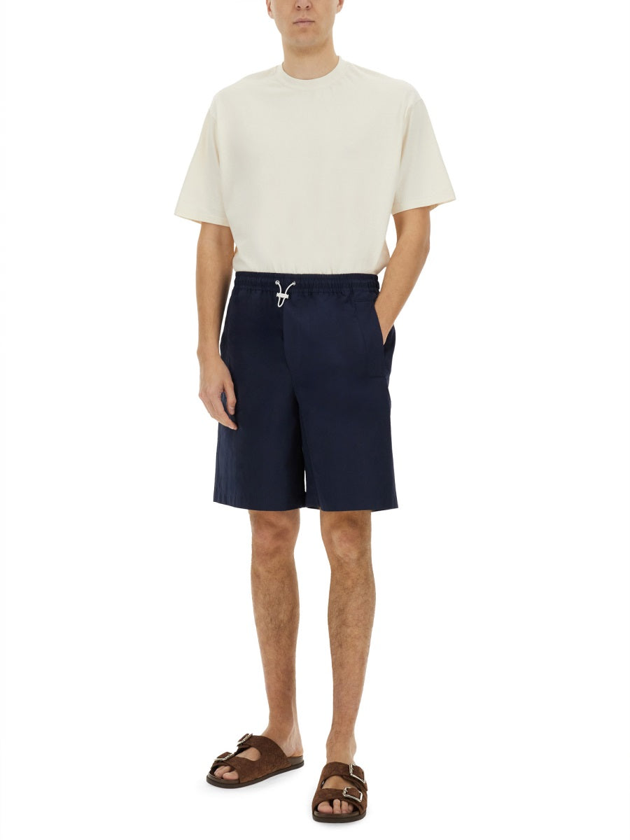 Tailored Poplin Shorts with Minimalist Design