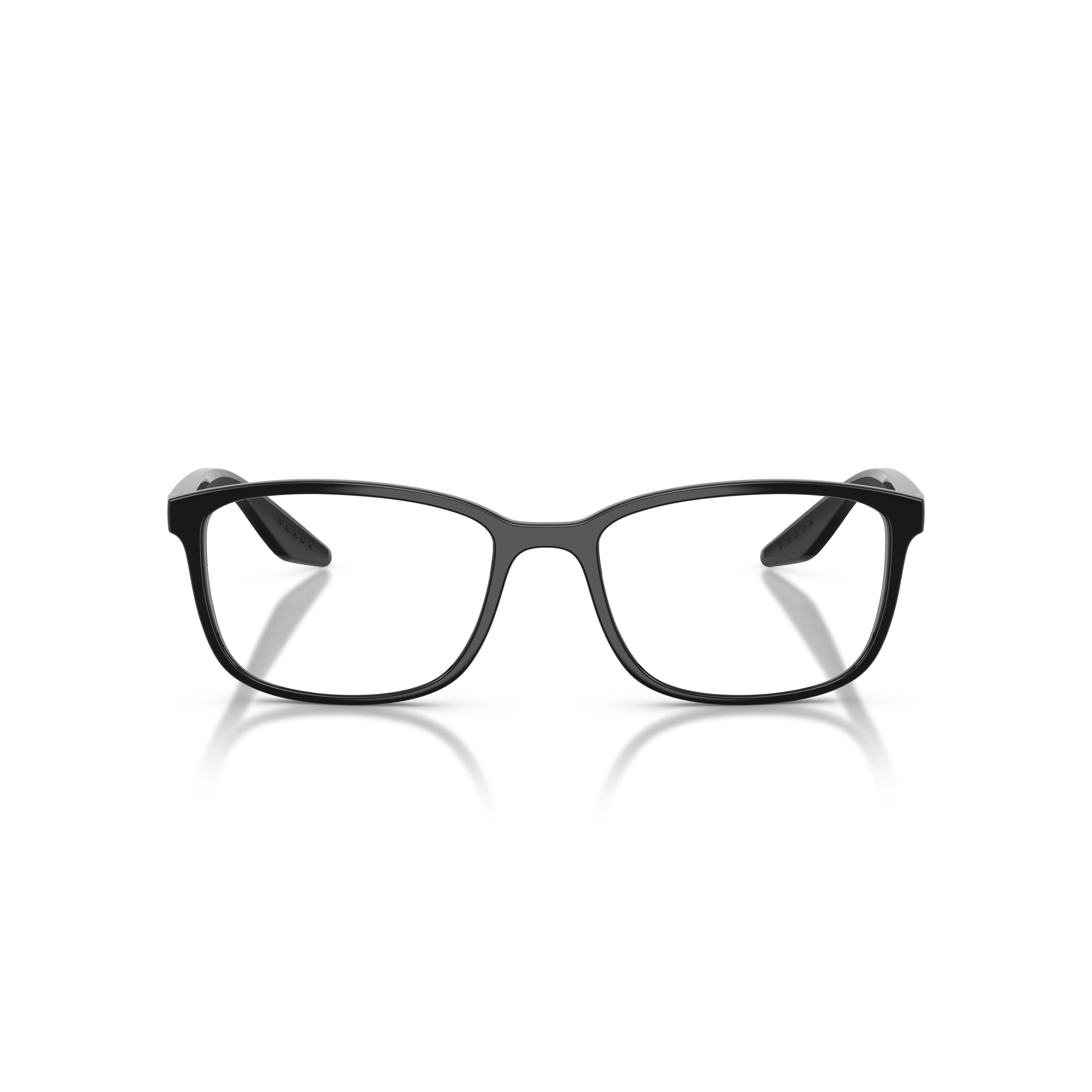 0ps 07rv Rectangular Black Sunglasses