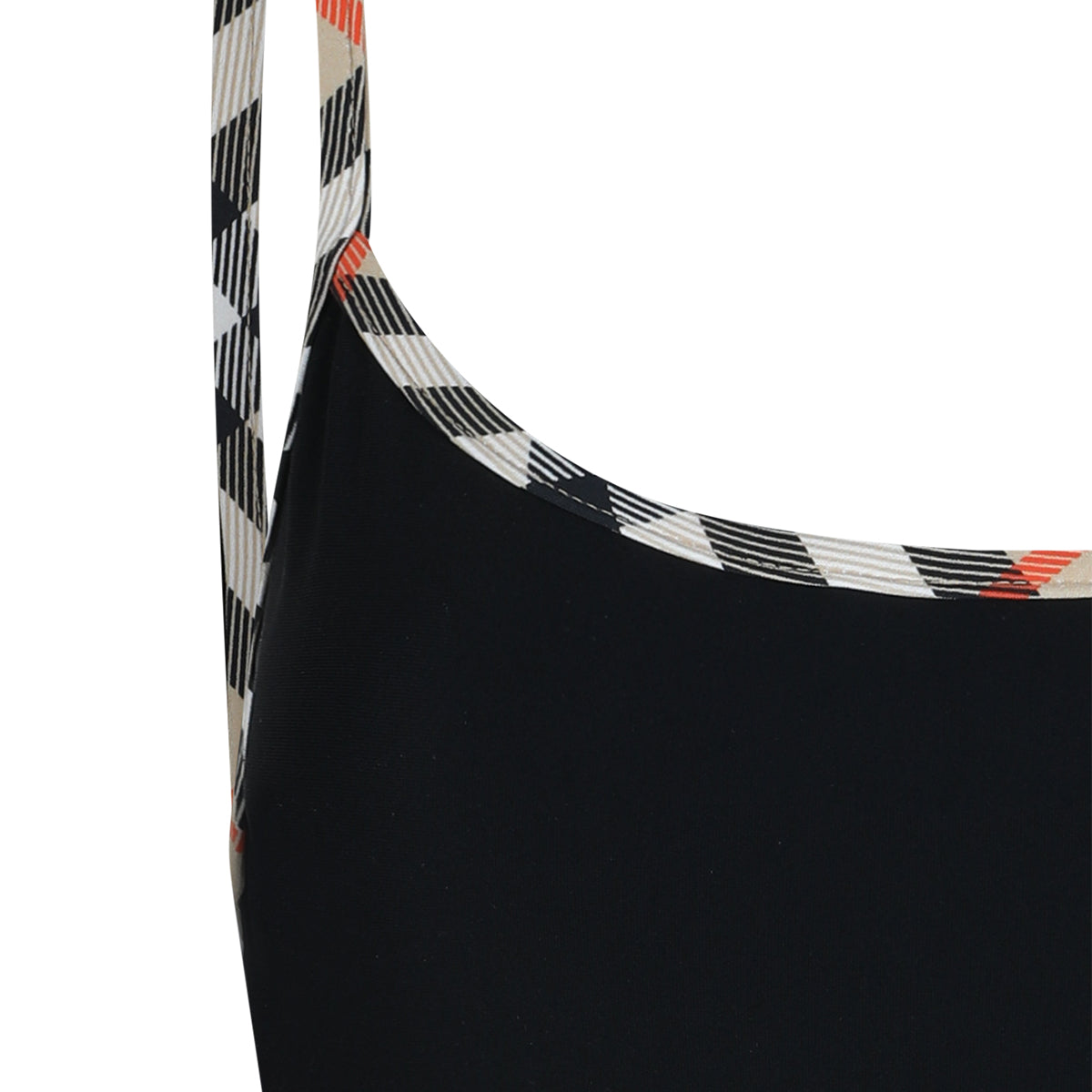 Black Iconic-Print Beachwear