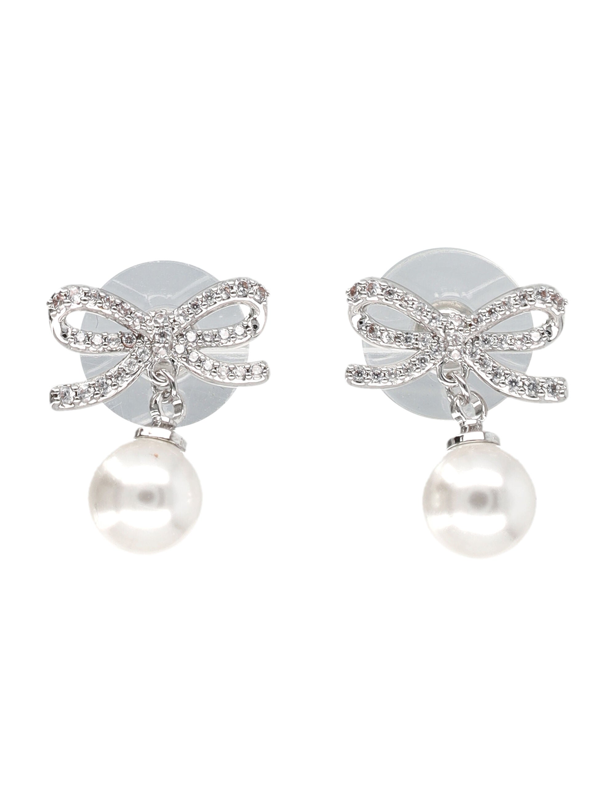 Bow Pearl Earrings