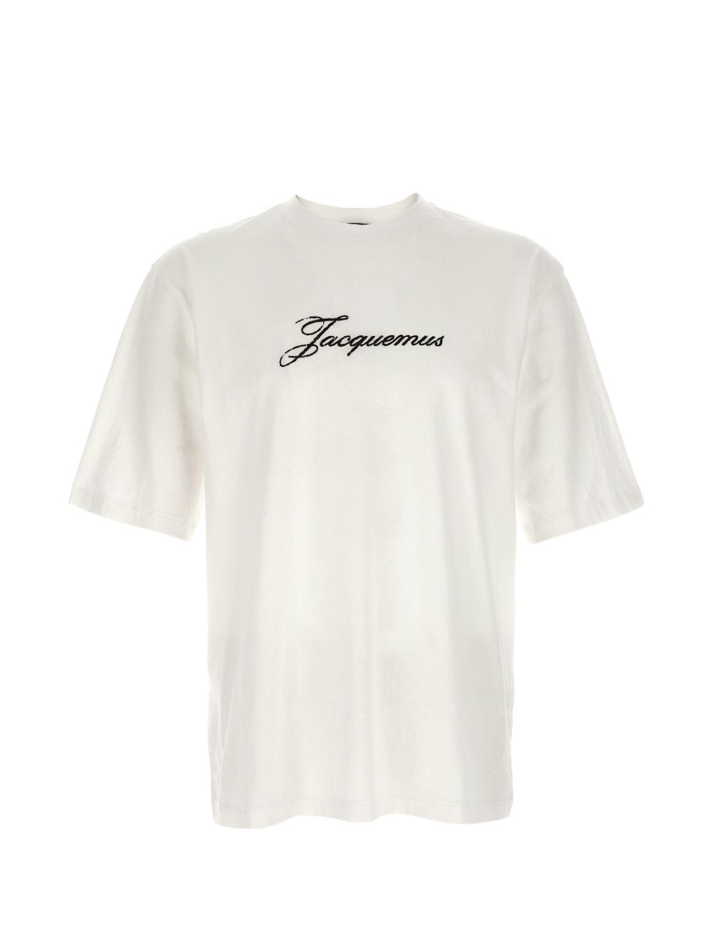 Silk and Nylon Blend Crew Neck T-Shirt