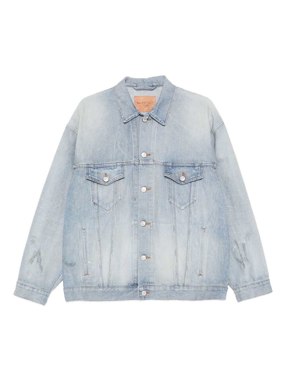 Light Washed Oversized Denim Jacket