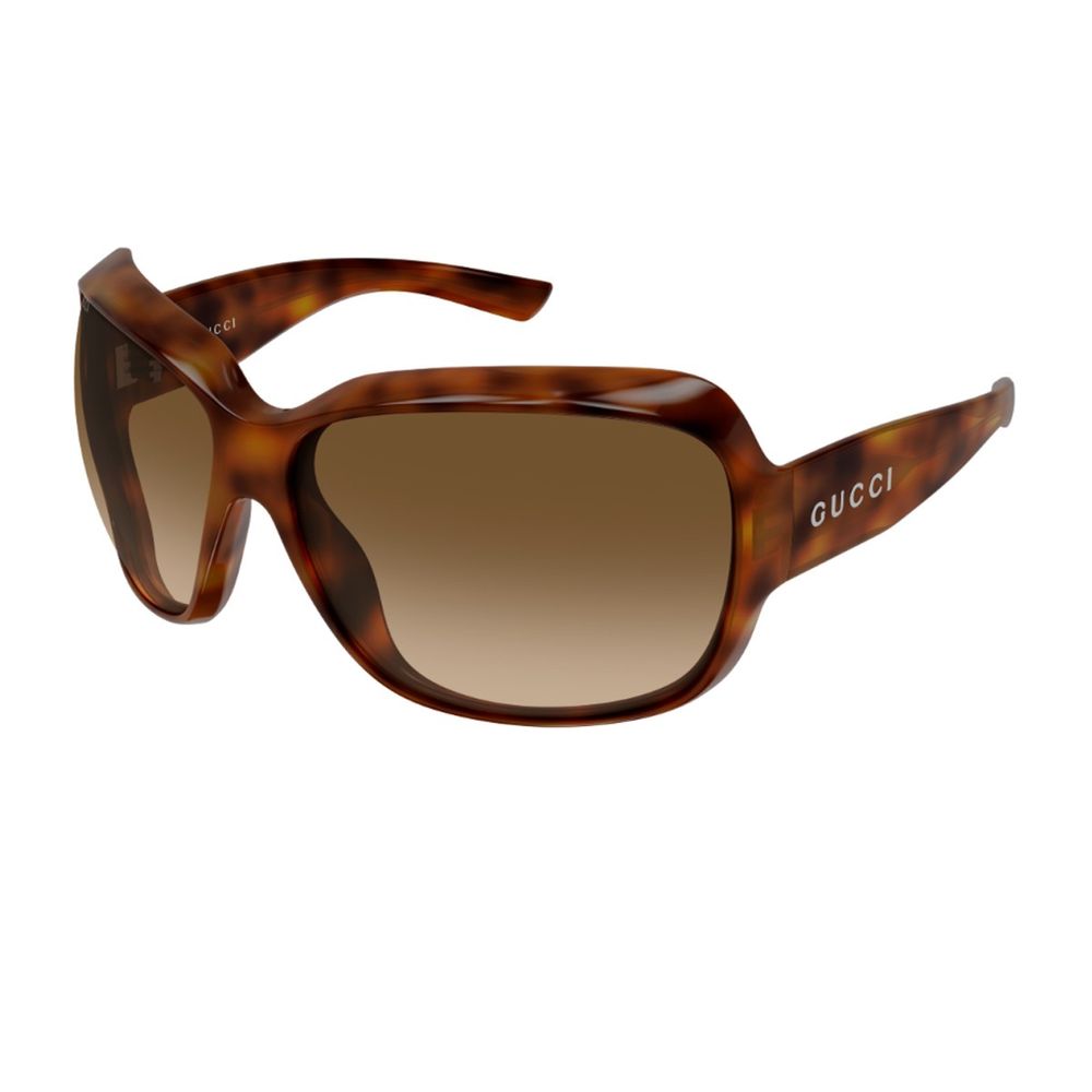 Oversized Soft-Square Sunglasses with Sculpted Front GG2176S Linea Institutional logo