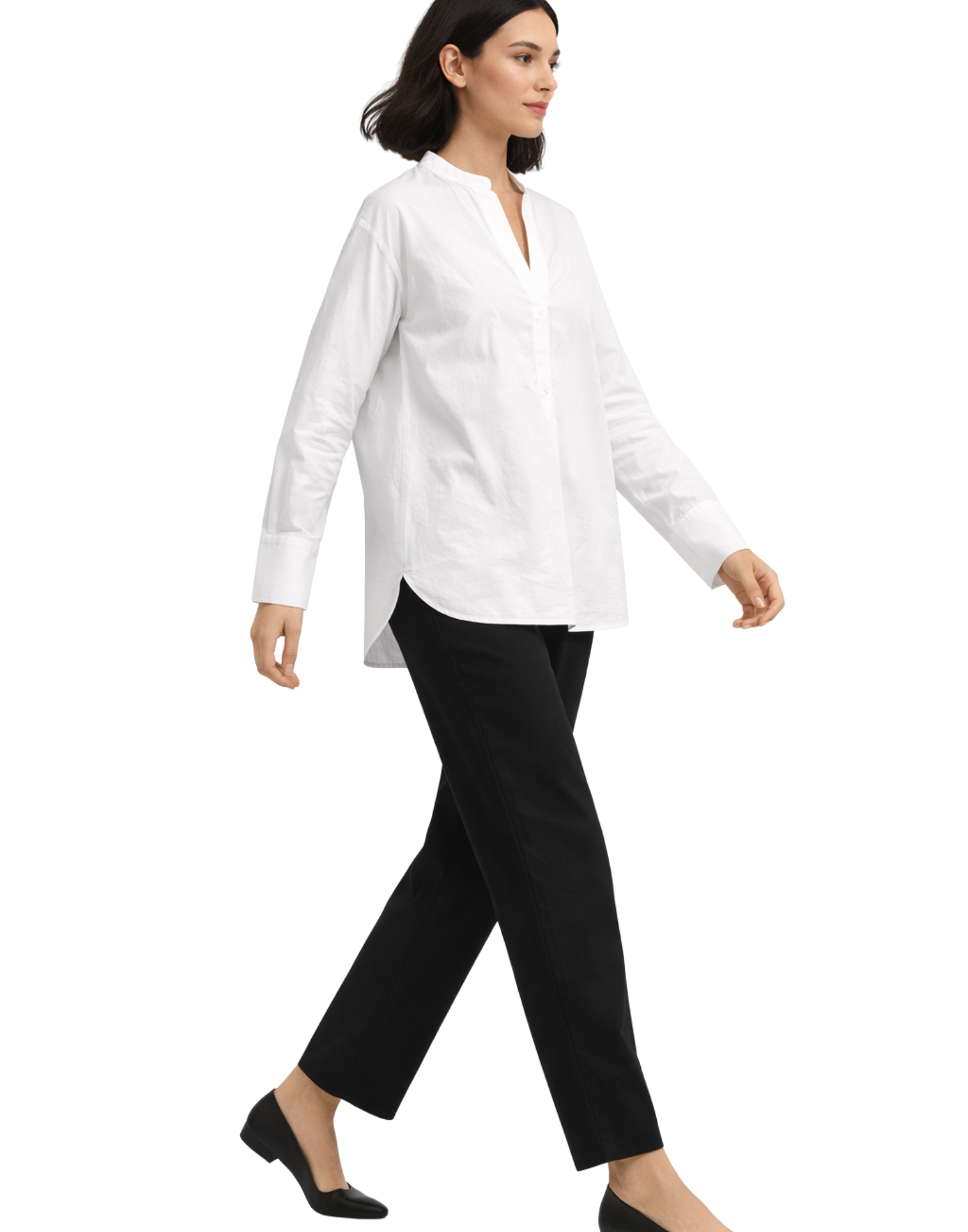 Women’s White Cotton Shirt