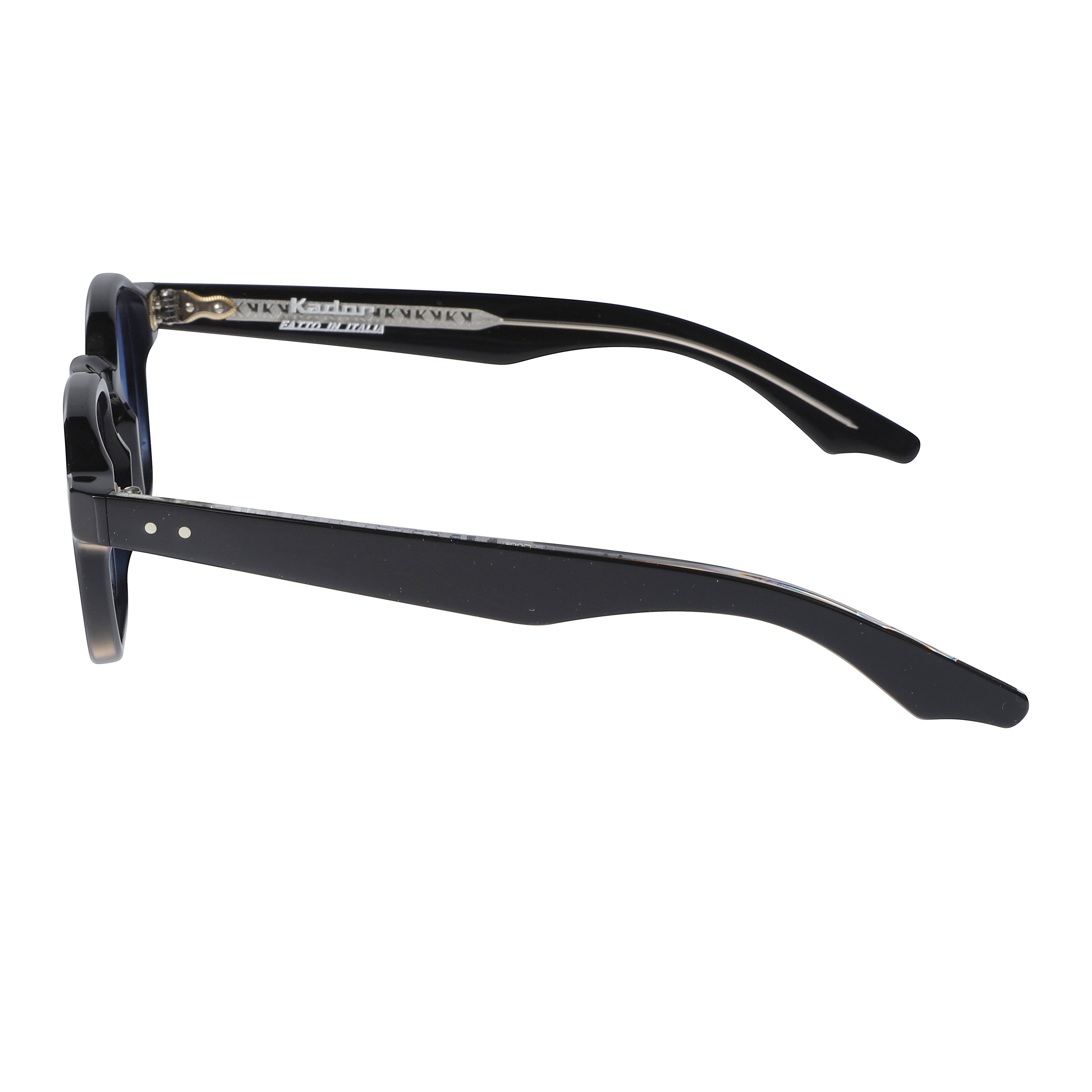 K-Master Square Frame Sunglasses with Gradient Blue Lenses