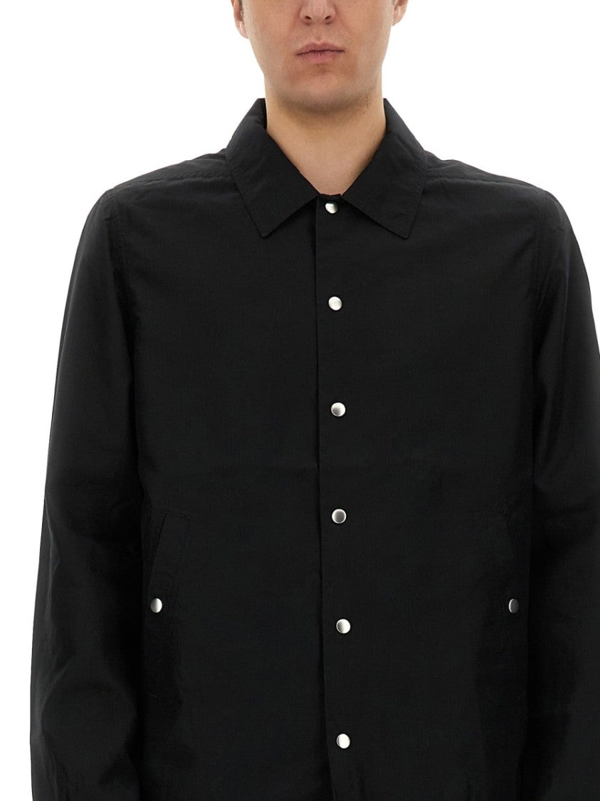 Buttoned Jacket With Design