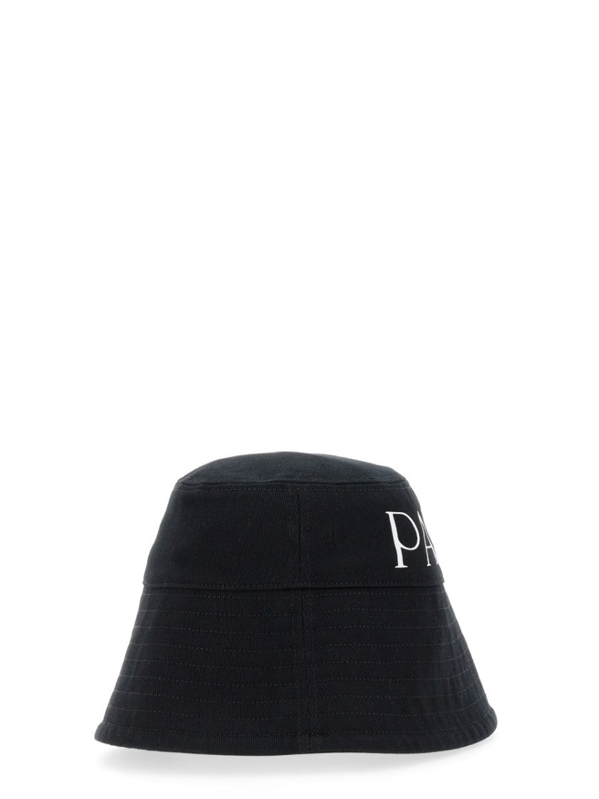 Classic Black Bucket Hat With Structured Crown