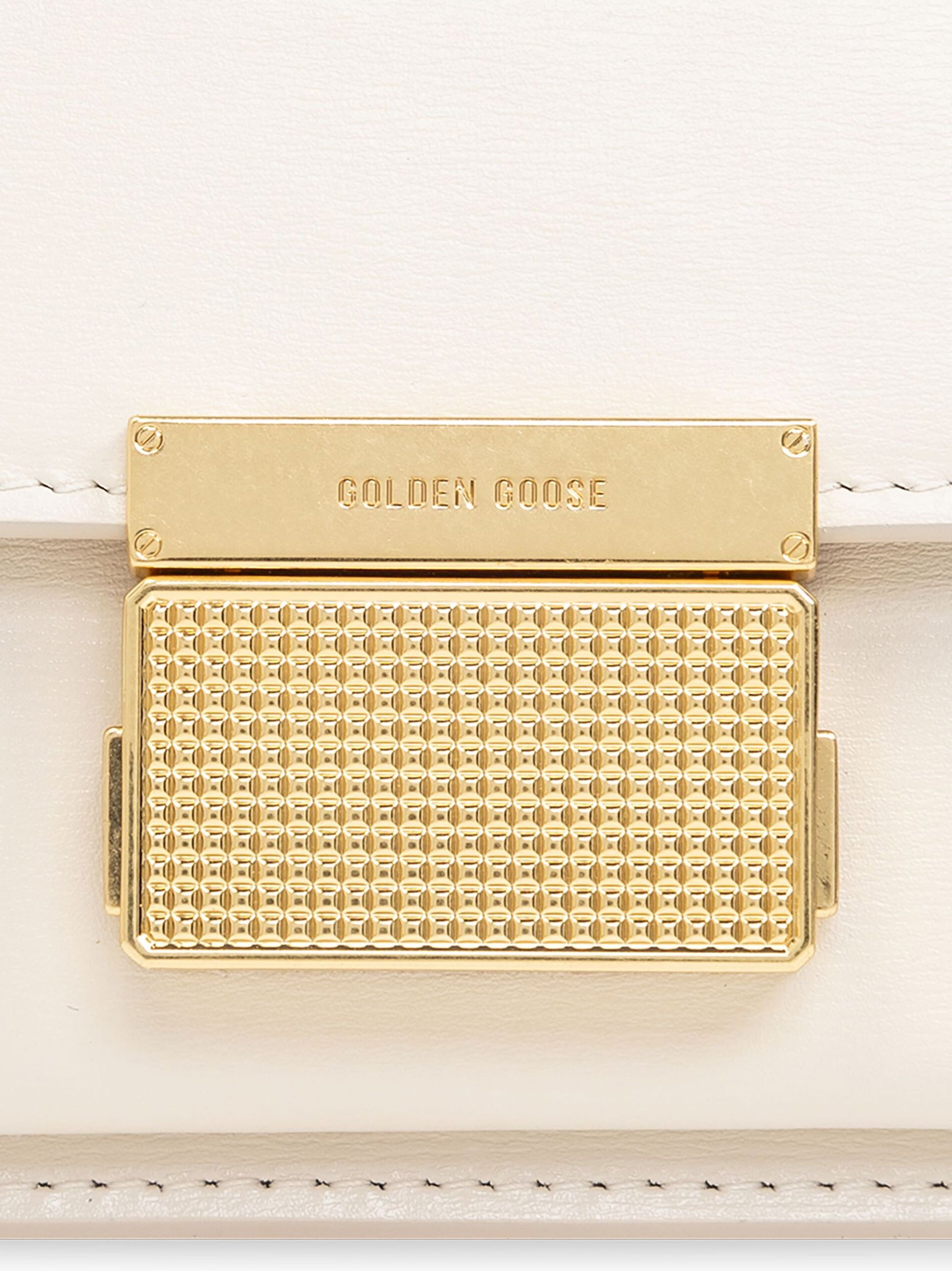 Venezia Small Structured Gold Clasp Handbag