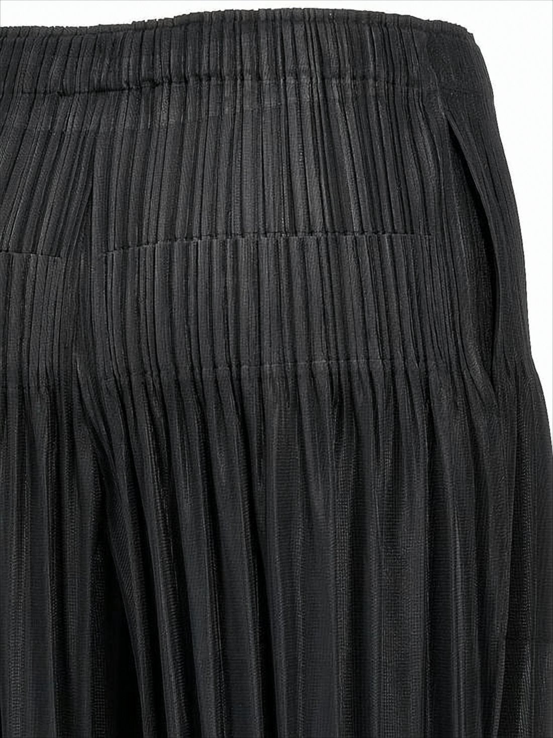 Pleated Design Track Pants with Tapered Cuffs