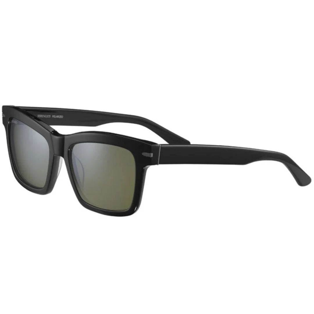 Winona Bold Rectangular Frame Sunglasses with Reflective Lenses