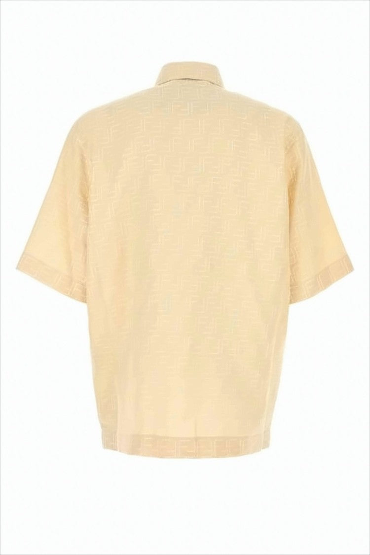 Cropped Textured Polo Shirt With Classic Collar