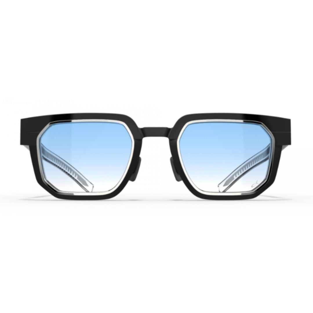 Bf1077 Prometheus Bold Geometric Eyeglasses with Beta-Titanium Temples