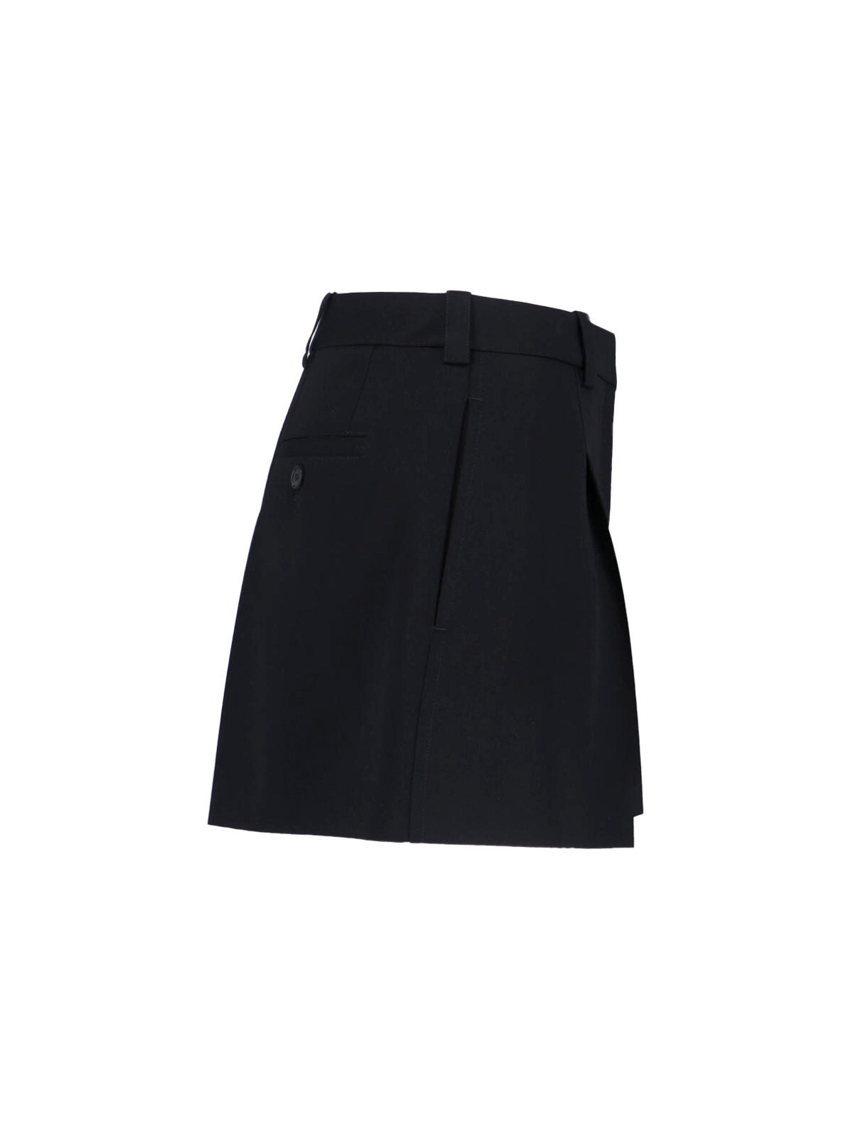 Wool Shorts – Black