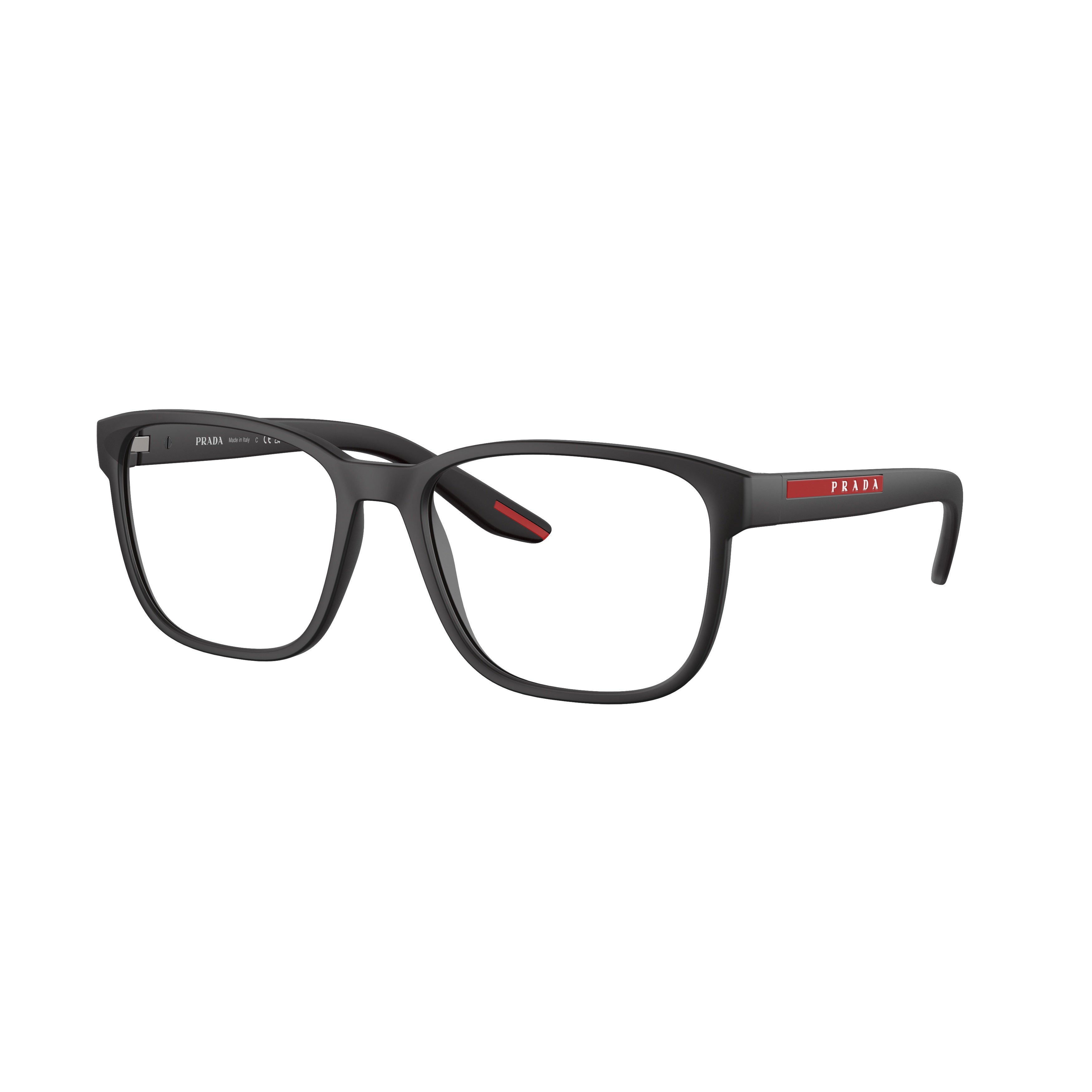 0ps 06pv Matte Black Rectangular Frame Eyeglasses