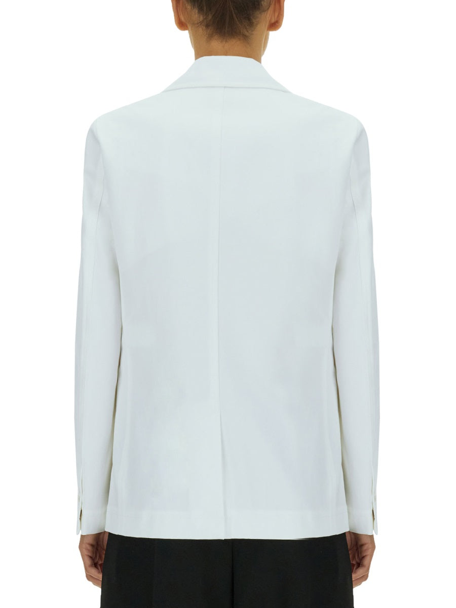 Tailored Single-Breasted Jacket with Notched Lapels