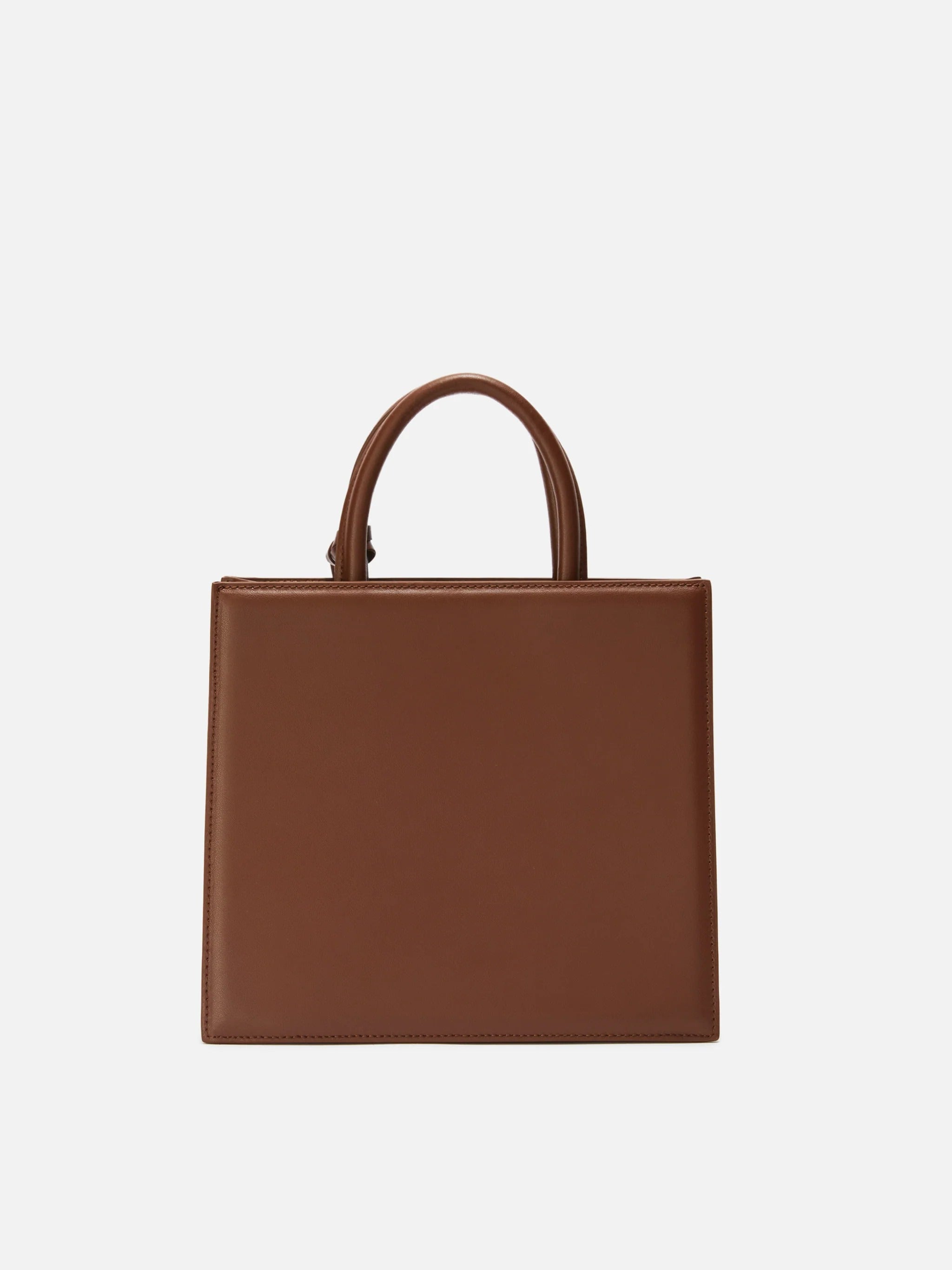 Versatile Midi Tote Bag In Calf Leather