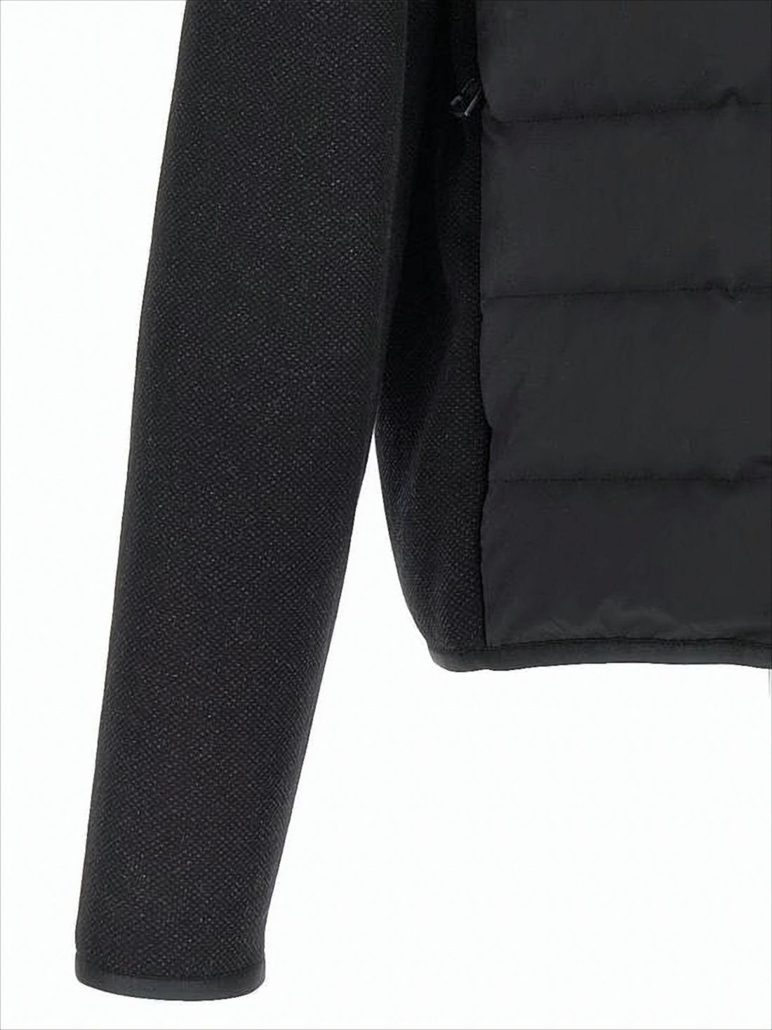 Quilted Padded Down Jacket with Design