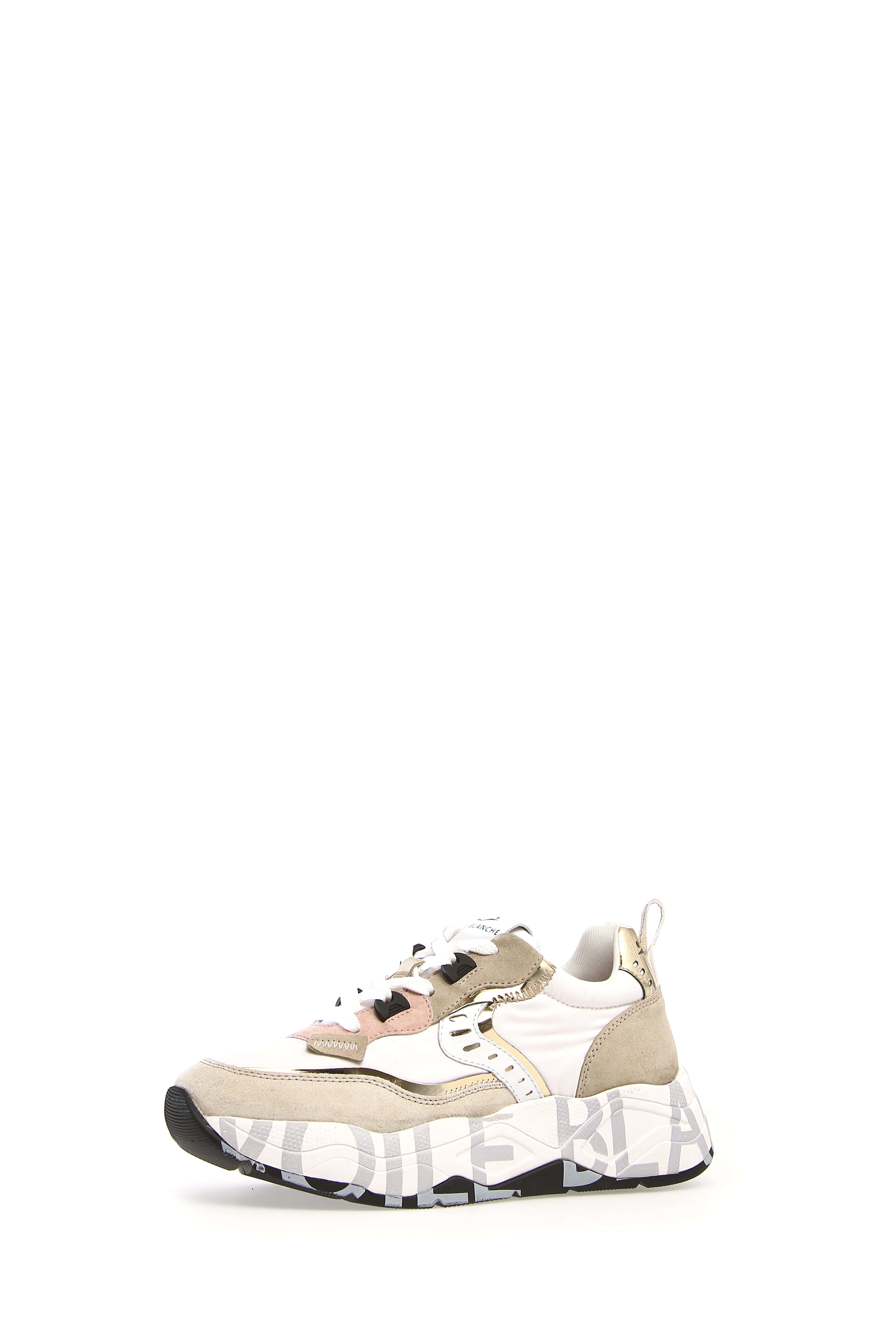 Fabric and Suede Sneakers
