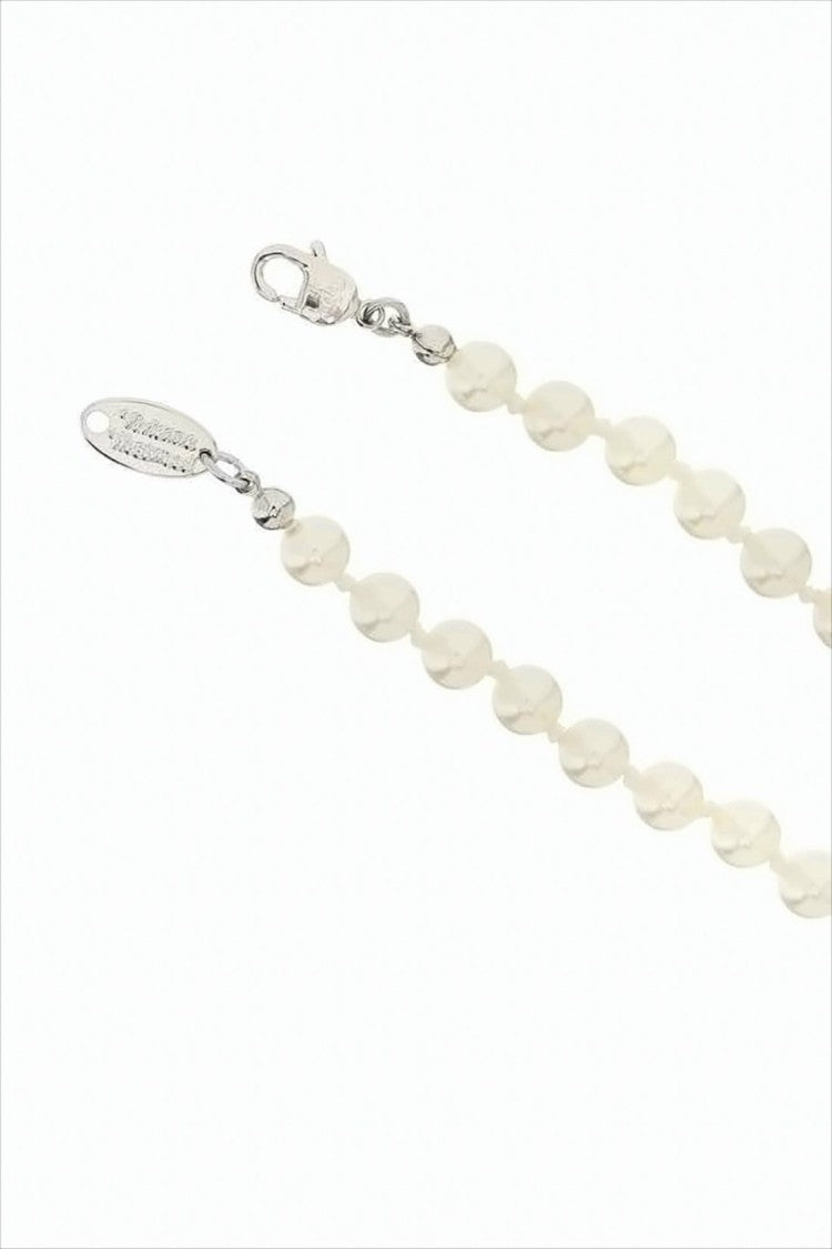 String Bead Necklace With Unique Pendant Detail