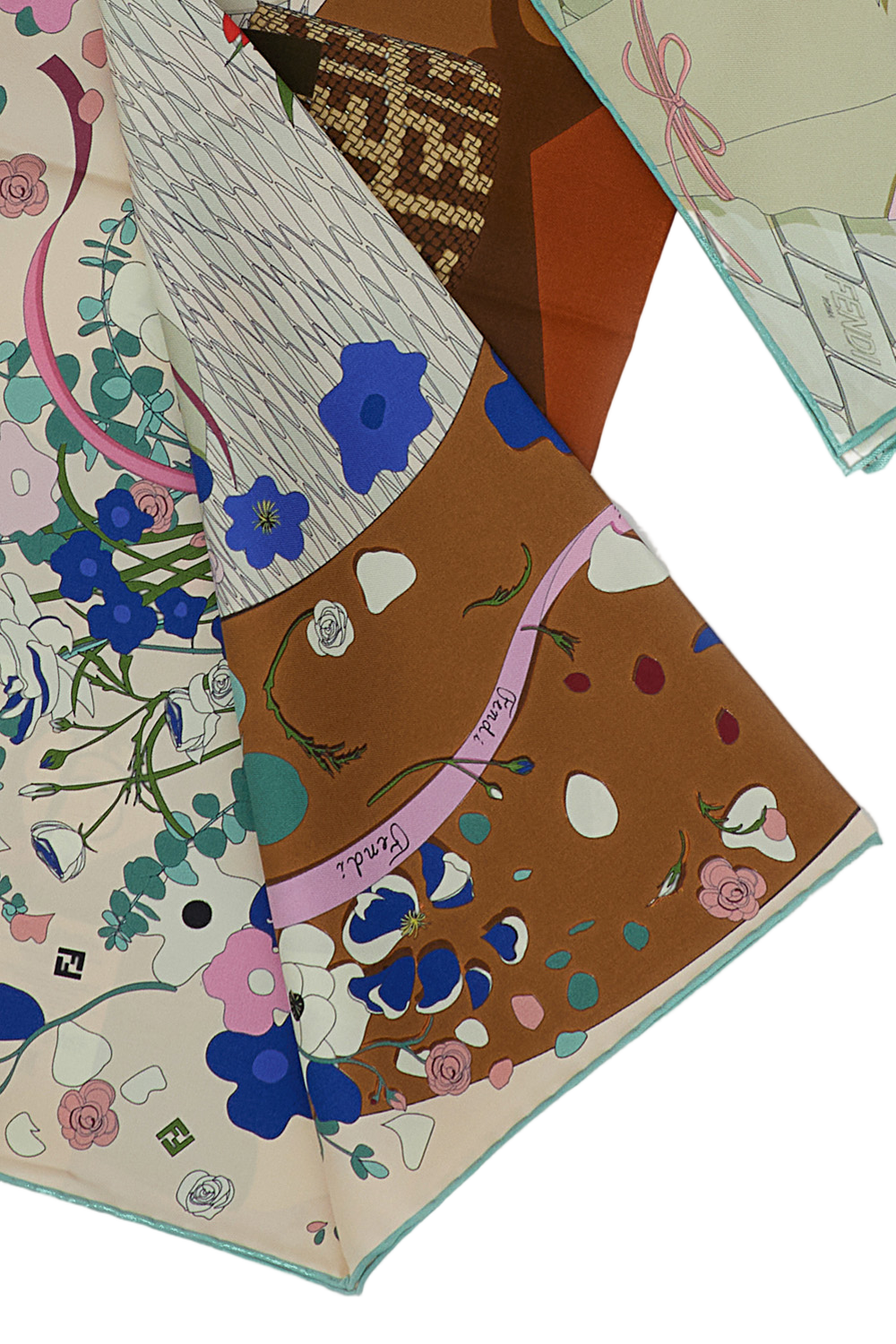 Fendi Florist Silk Foulard
