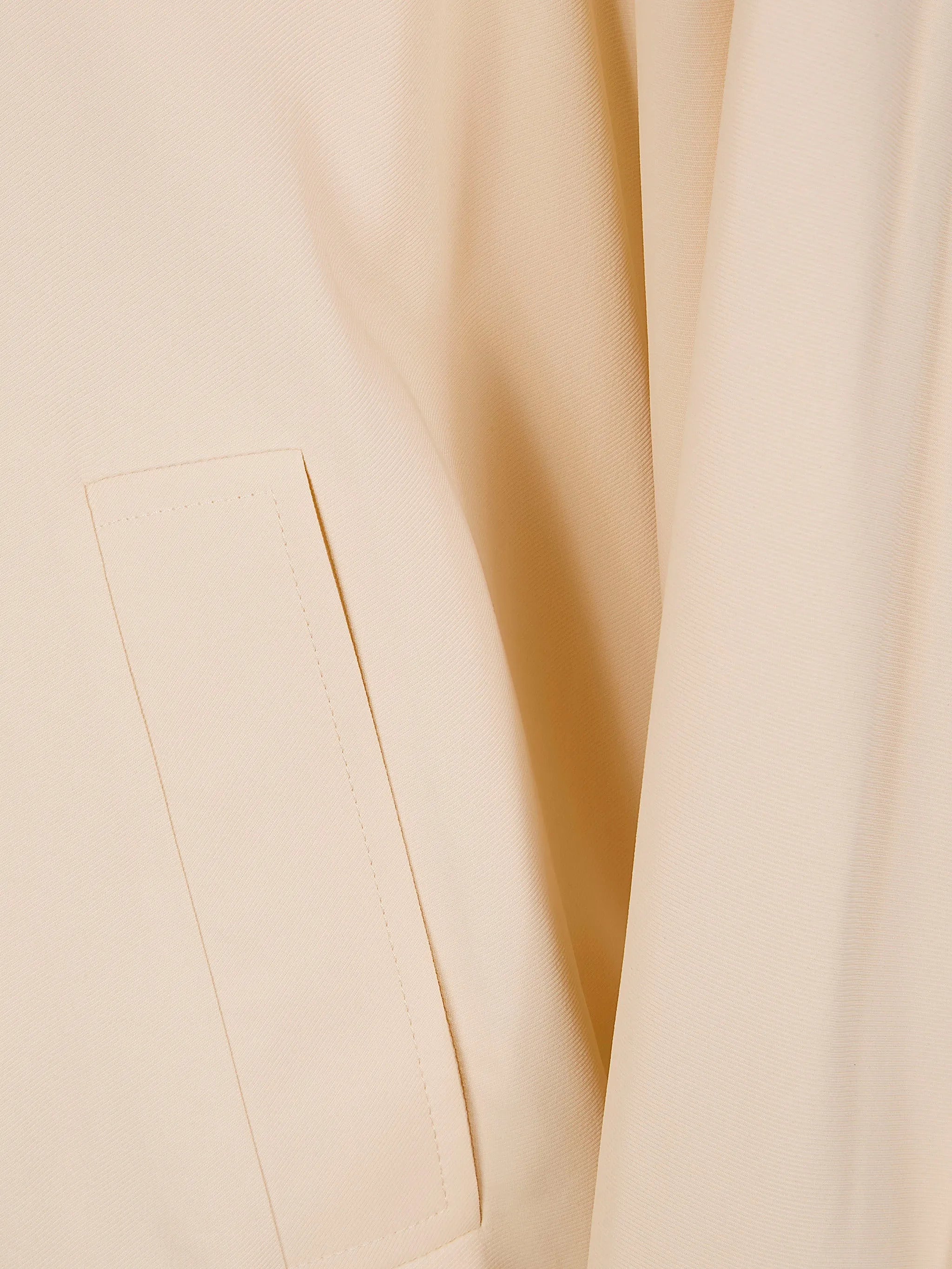 Cropped Lightweight Jacket with Front Zipper Closure