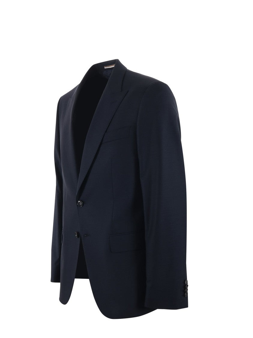 Tailored Black Two-Piece Suit Set