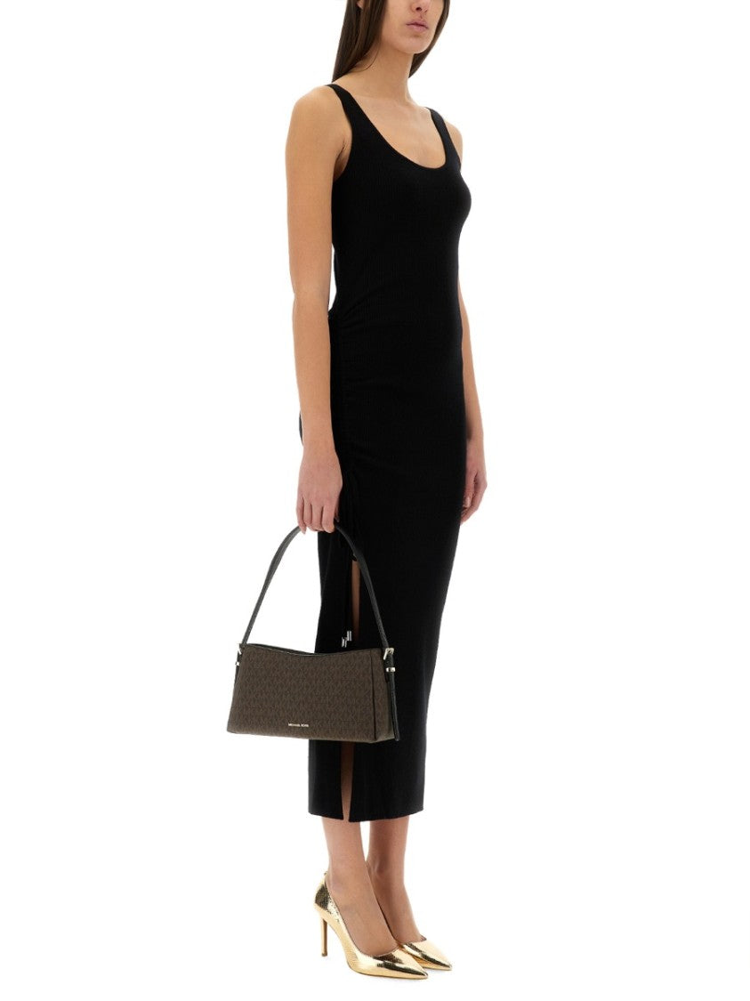 Stretch Wool Blend Camisole Dress