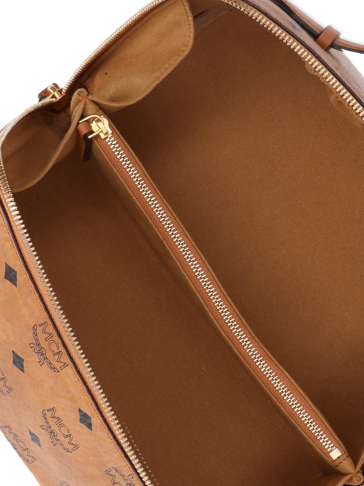 "Ottomar Toiletry" Pouch, In Brown "Visetos", Leather Finishing
