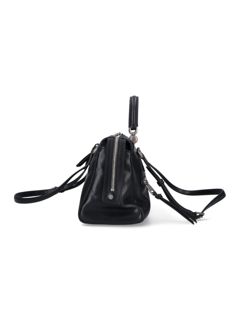 Structured Black Bag With Minimalistic Design