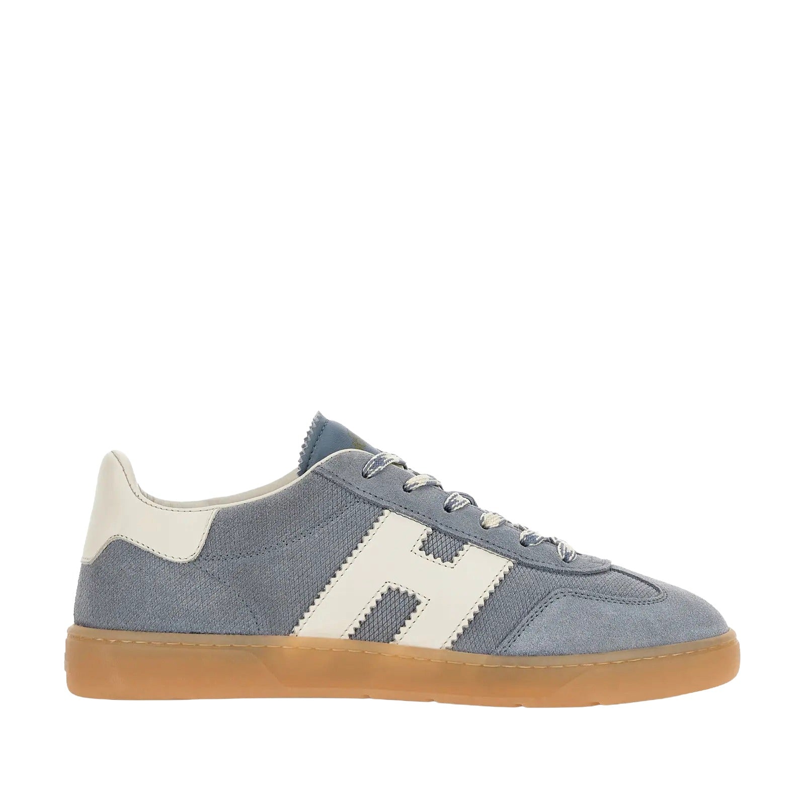 Cool Lace-Up Sneakers in Calfskin and Sheepskin