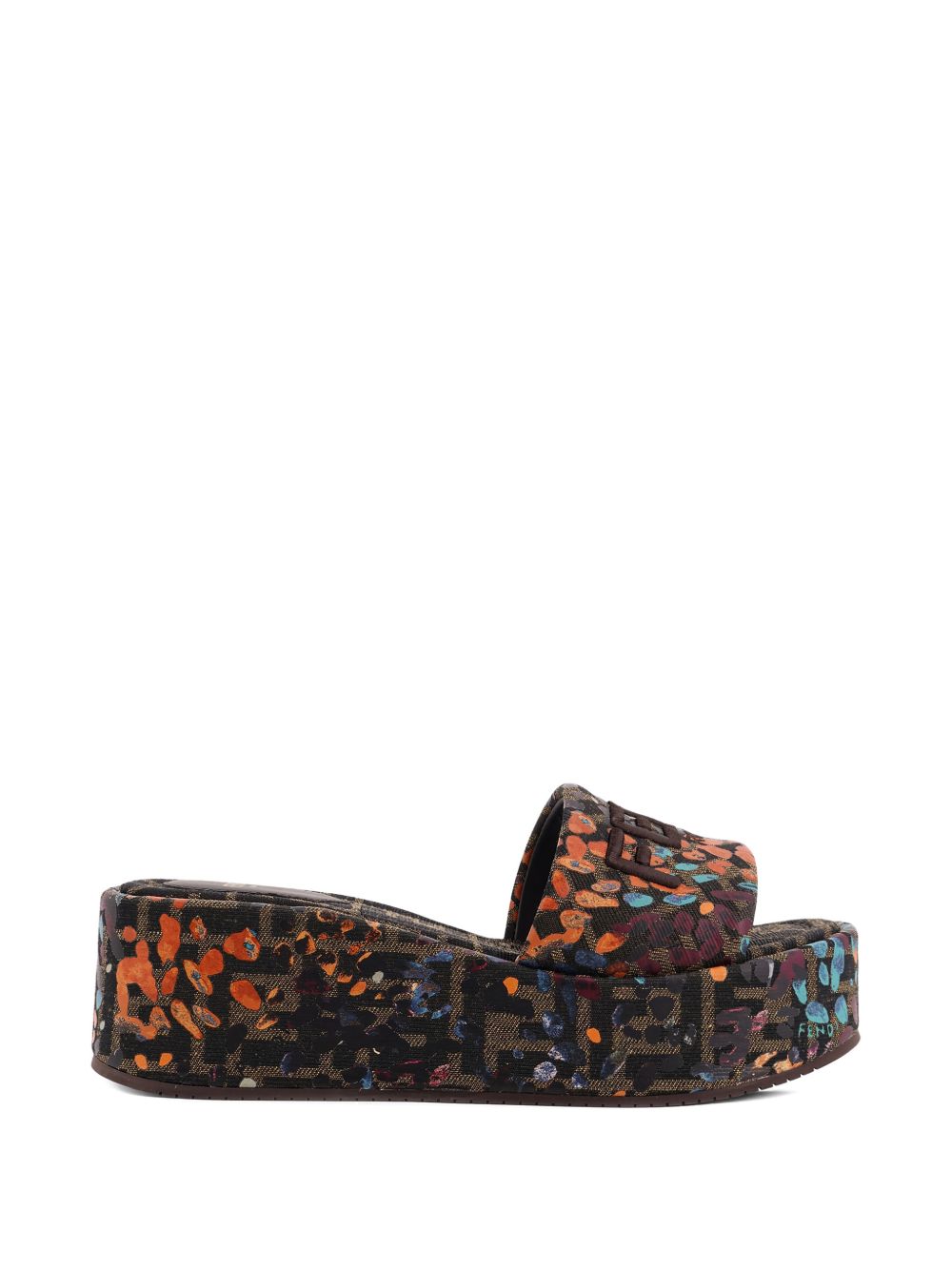 Artistic Slip-On Platform Sandals