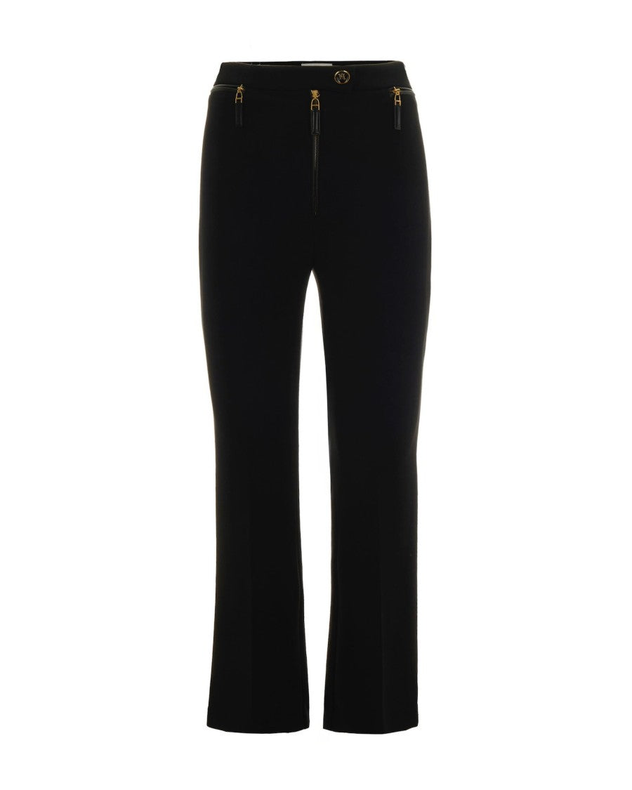 Black Double Crêpe Trousers