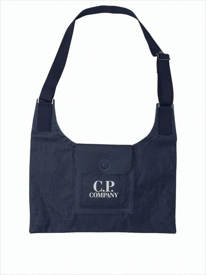 Rectangular Linen Shoulder Bag with Adjustable Strap