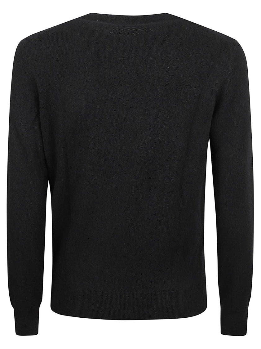 Fine-Knit Cashmere Sweater With Crew Neckline