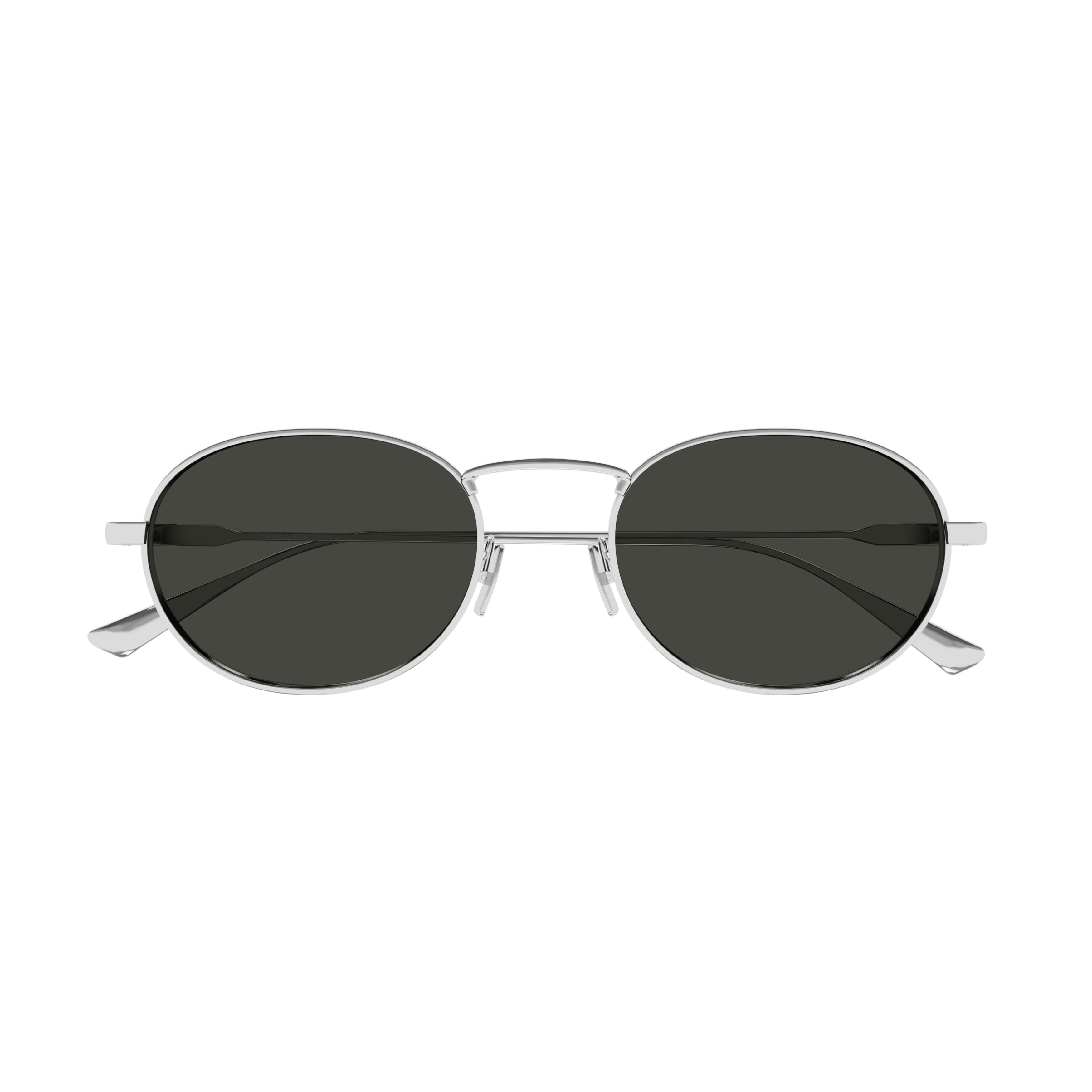 Sl 799 Oval Shaped Silver Metal Frame Sunglasses