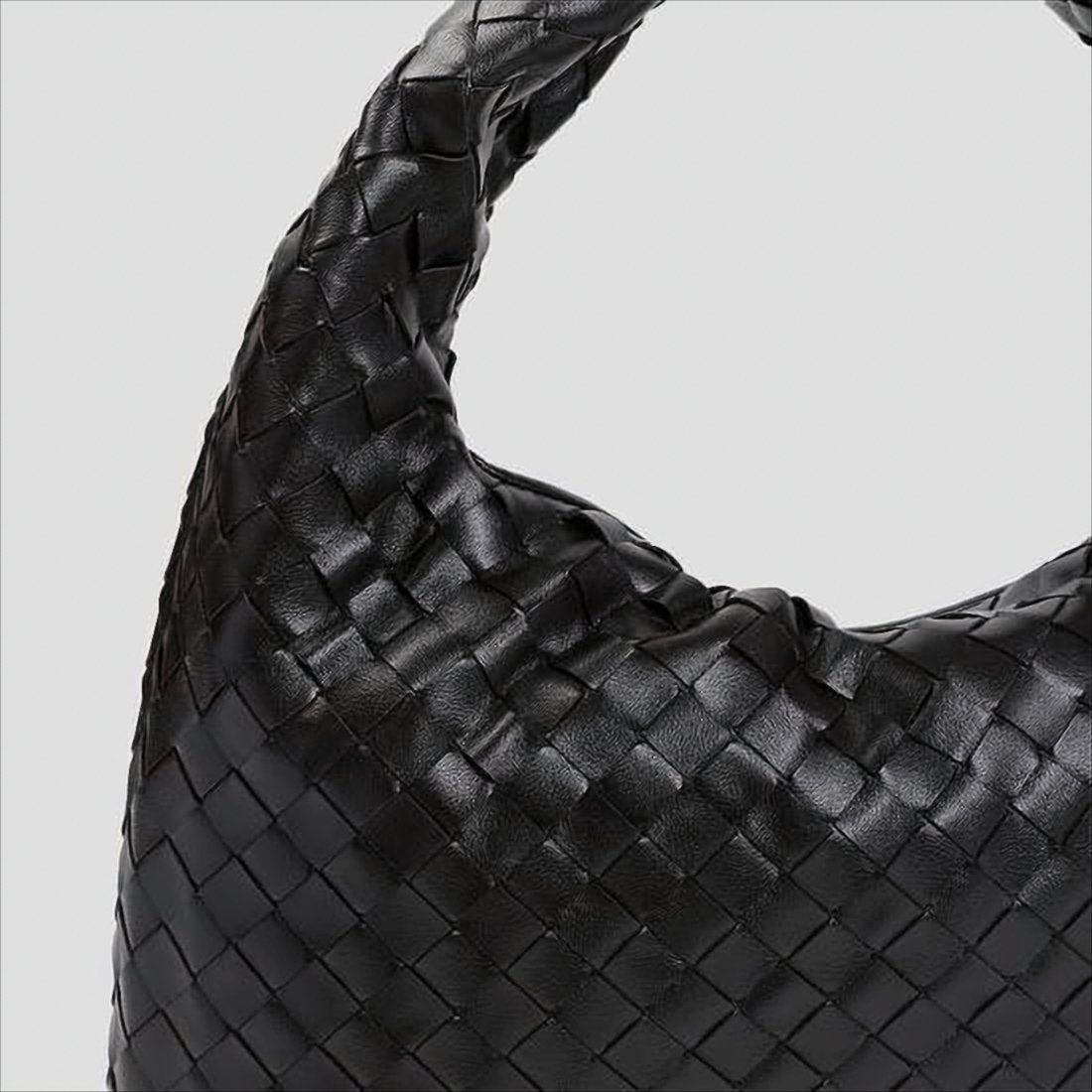 Woven Calf Leather Shoulder Bag