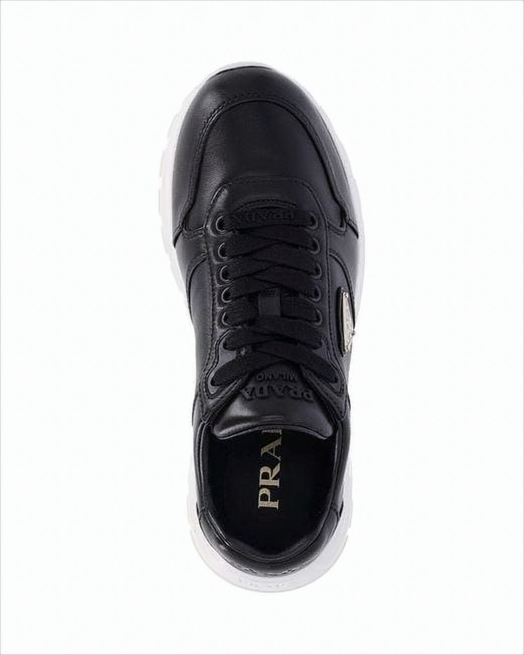 Minimalist Black Nappa Leather Sneakers